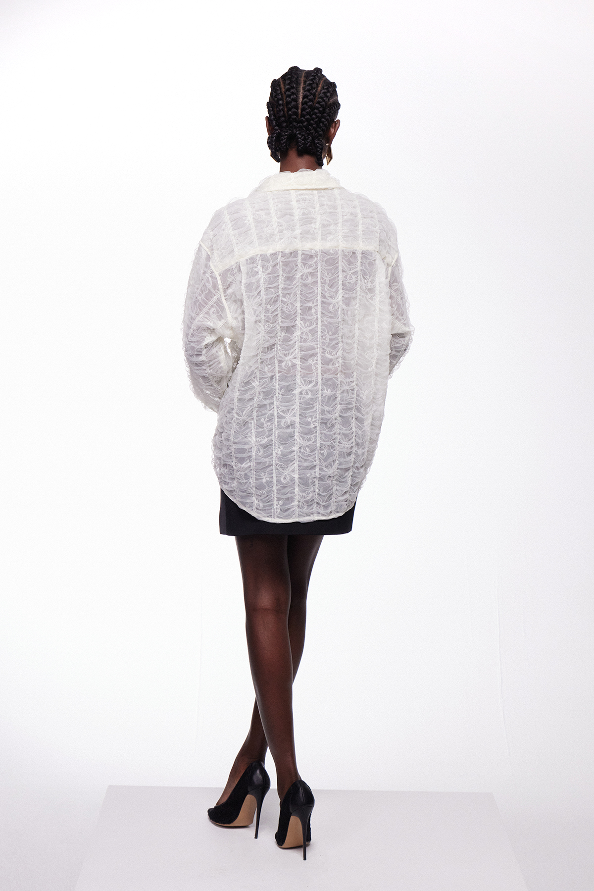 Idrissa Lace Button Shirt