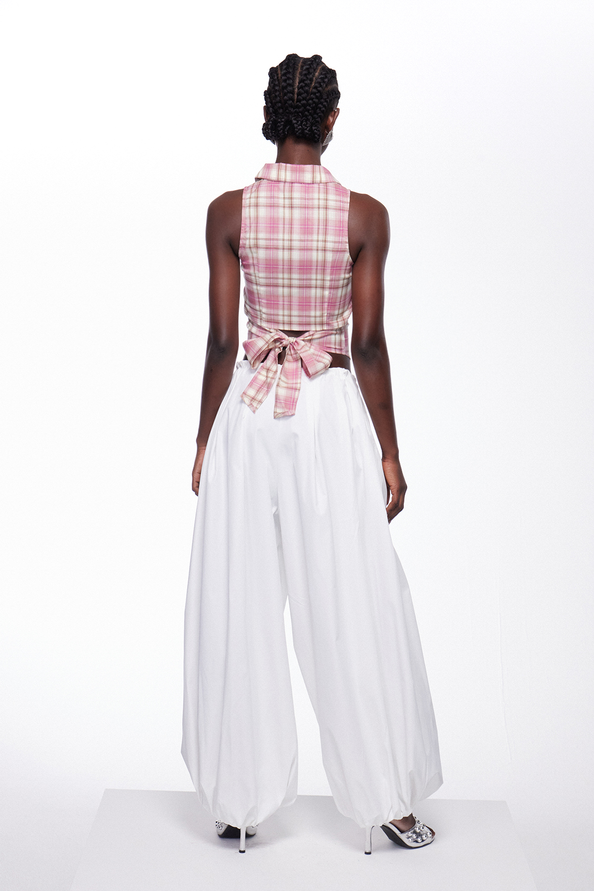 Idunn Sleeveless Grid Top