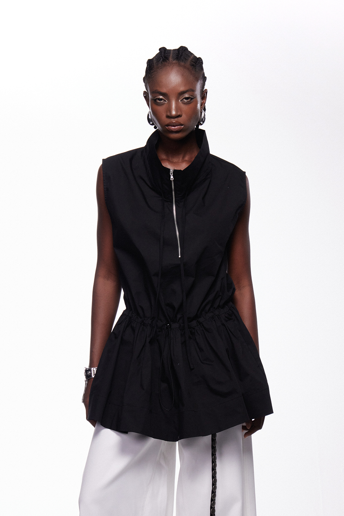 Iemanja Sleeveless Ruch Top