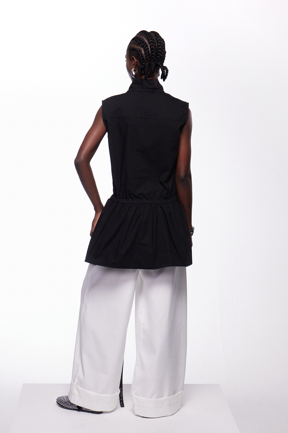 Iemanja Sleeveless Ruch Top