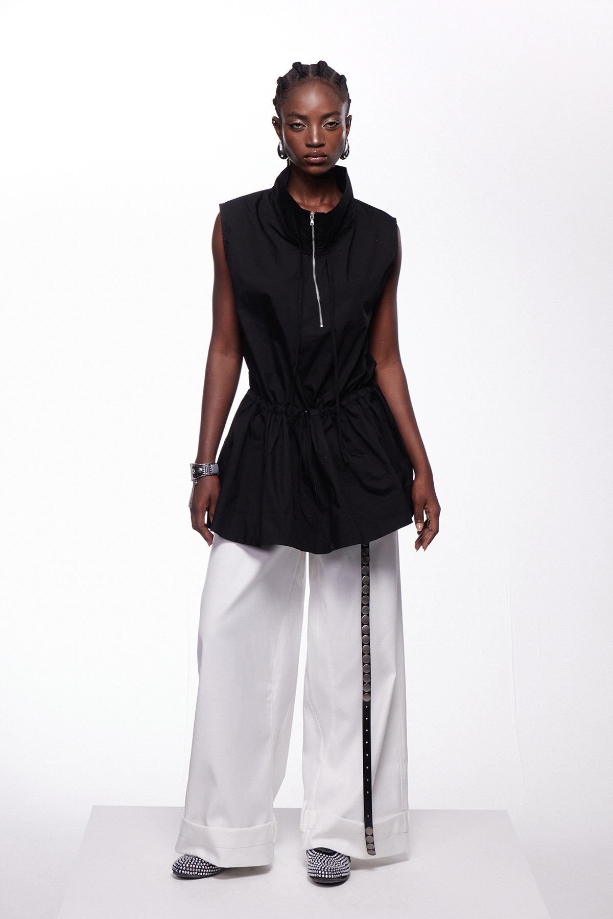 Iemanja Sleeveless Ruch Top