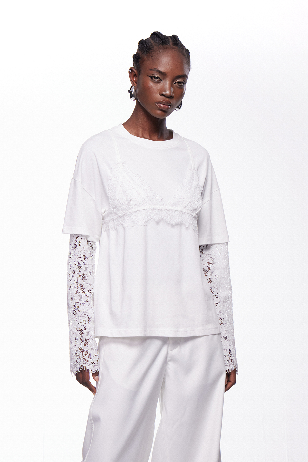 Iephthae Deconstruct Lace Top