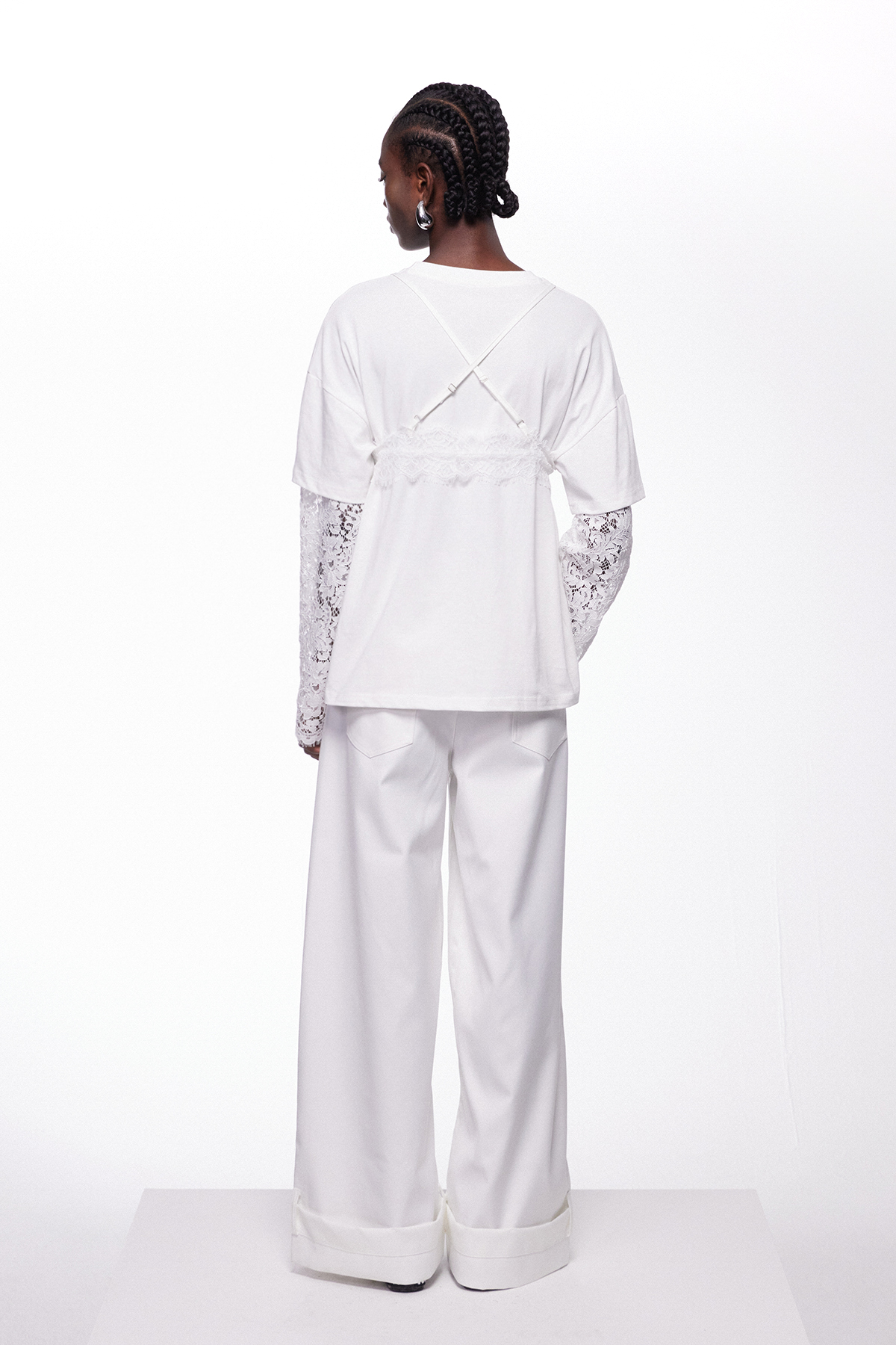 Iephthae Deconstruct Lace Top