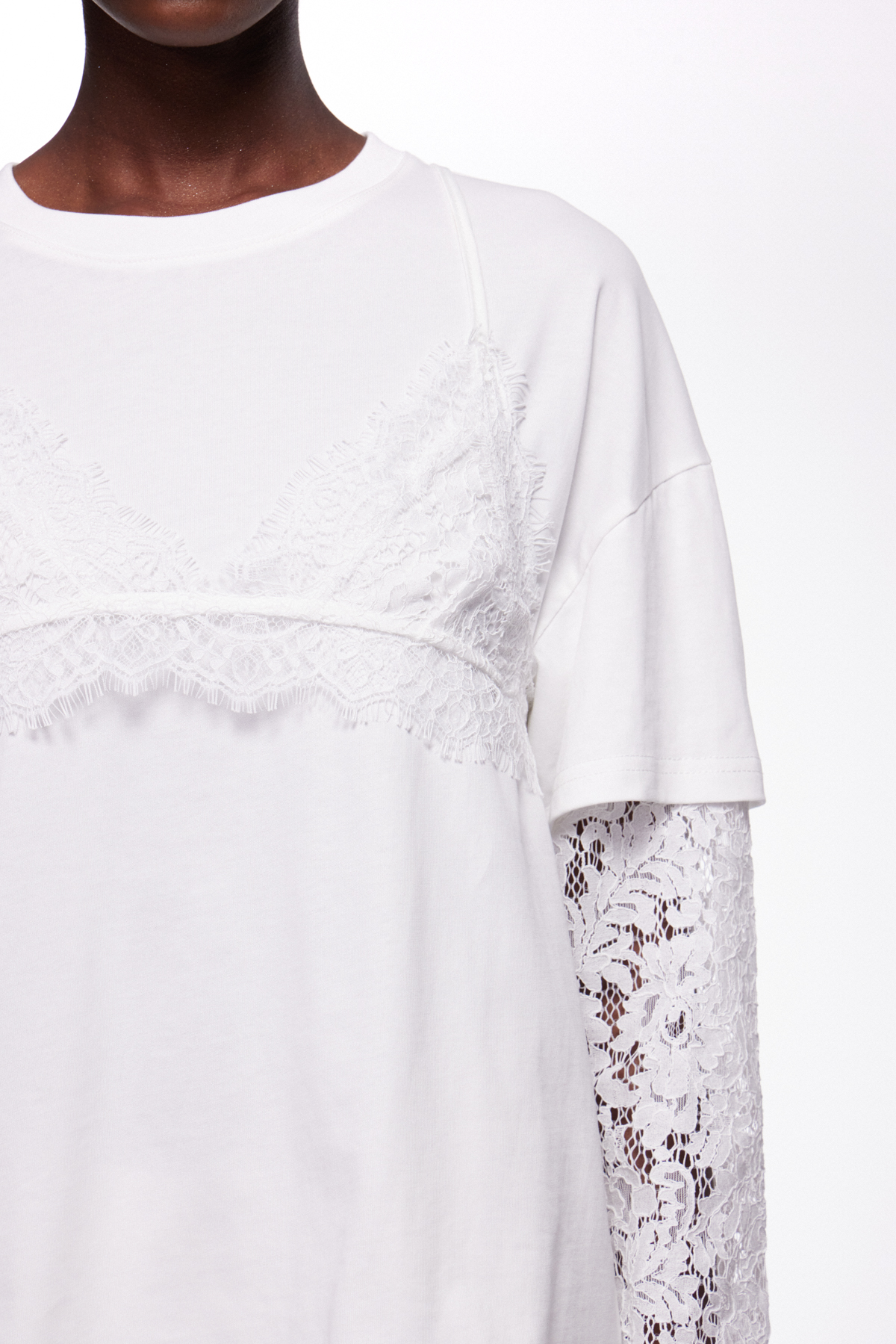 Iephthae Deconstruct Lace Top