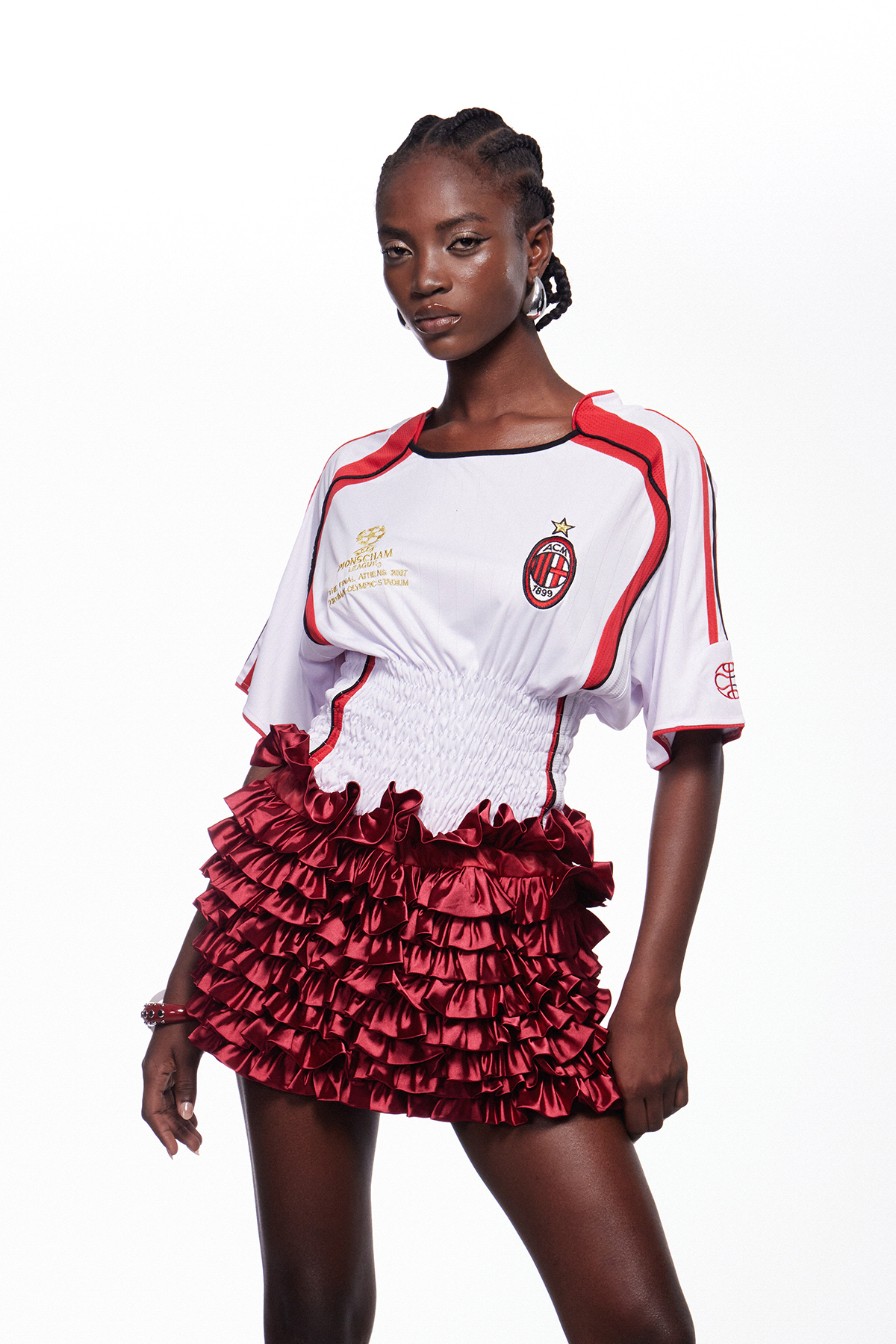 Ieremahel Ruch Print Mini Dress