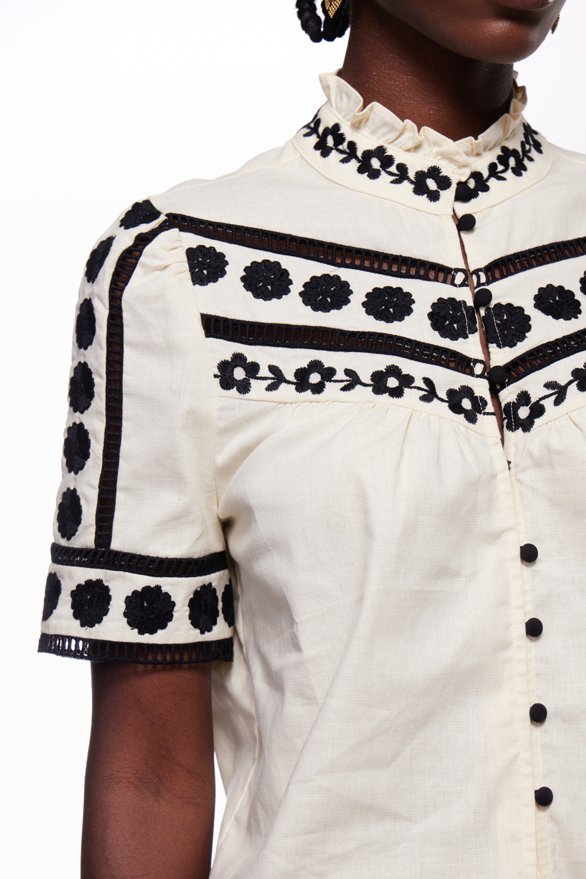 Ieremias Embroidered Floral Top