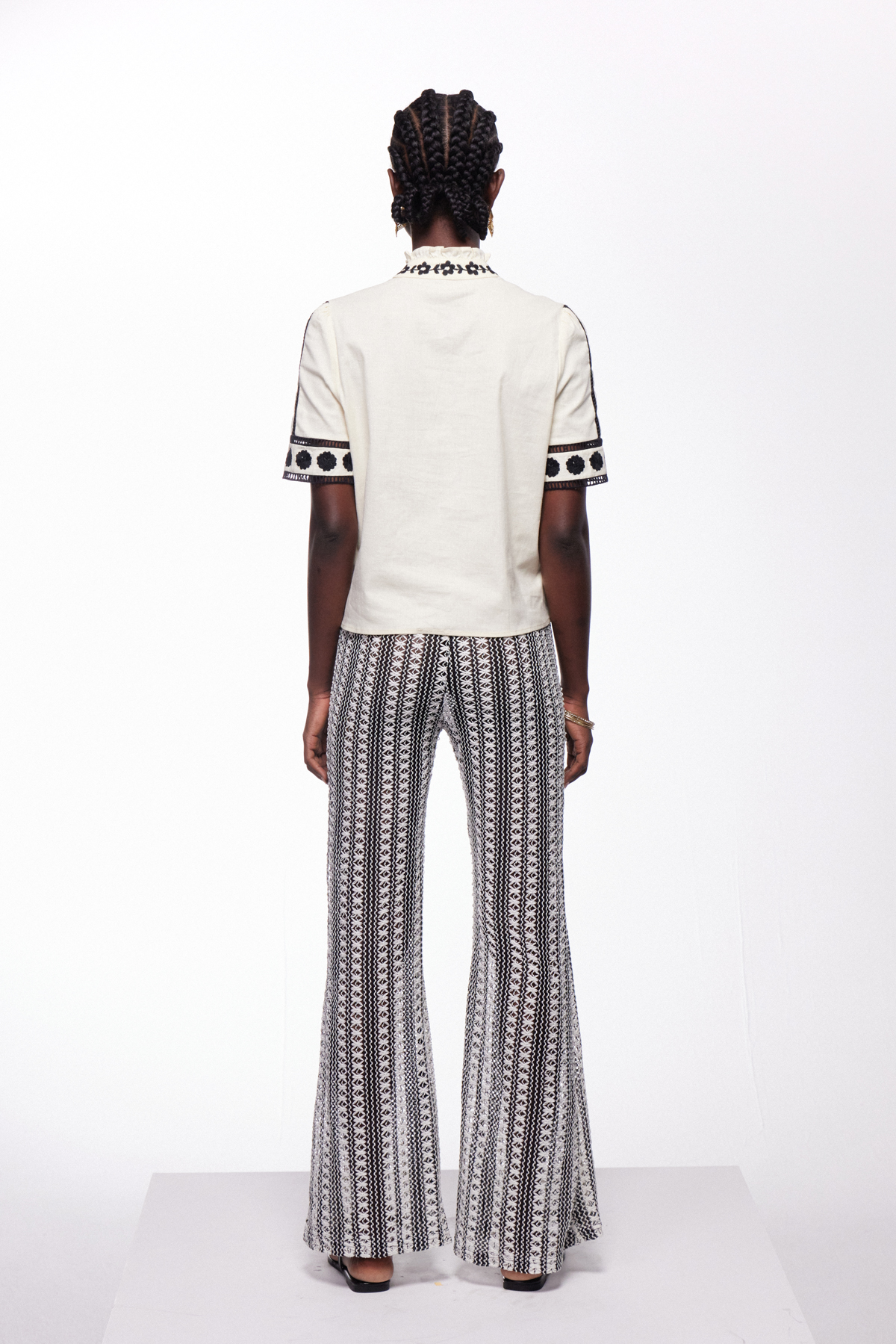 Ieronimus Stripe Bootcut Pants