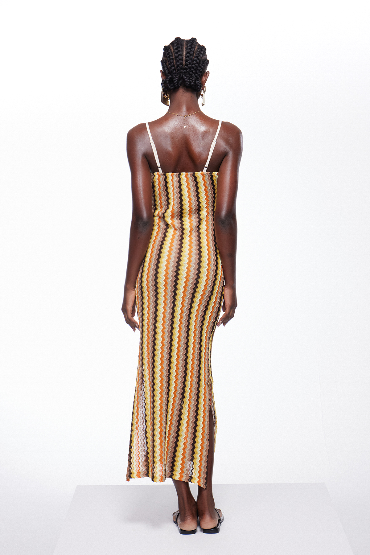 Ifeanyi Spaghetti Stripe Maxi Dress