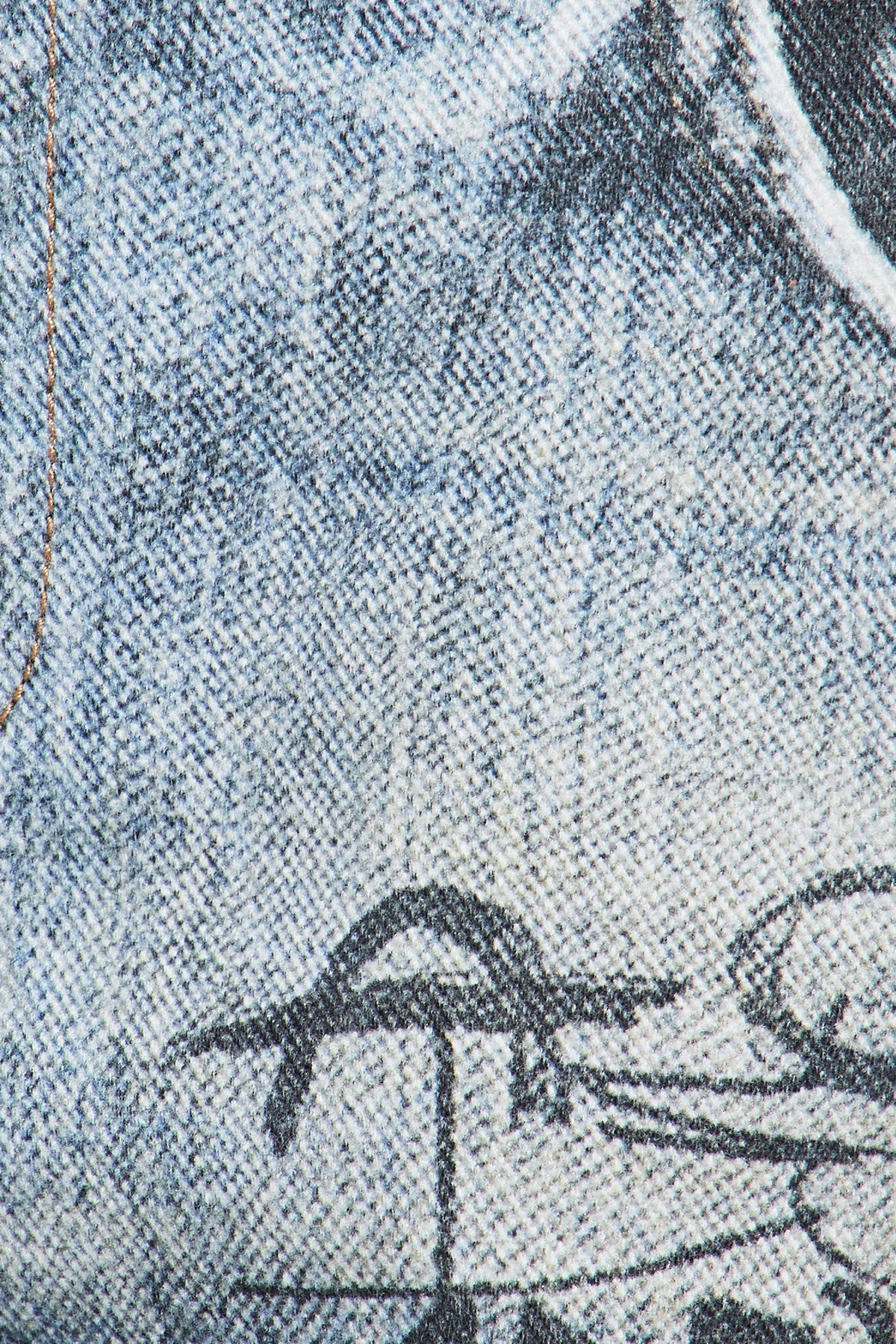 Ifigeneia Ripped Print Jeans
