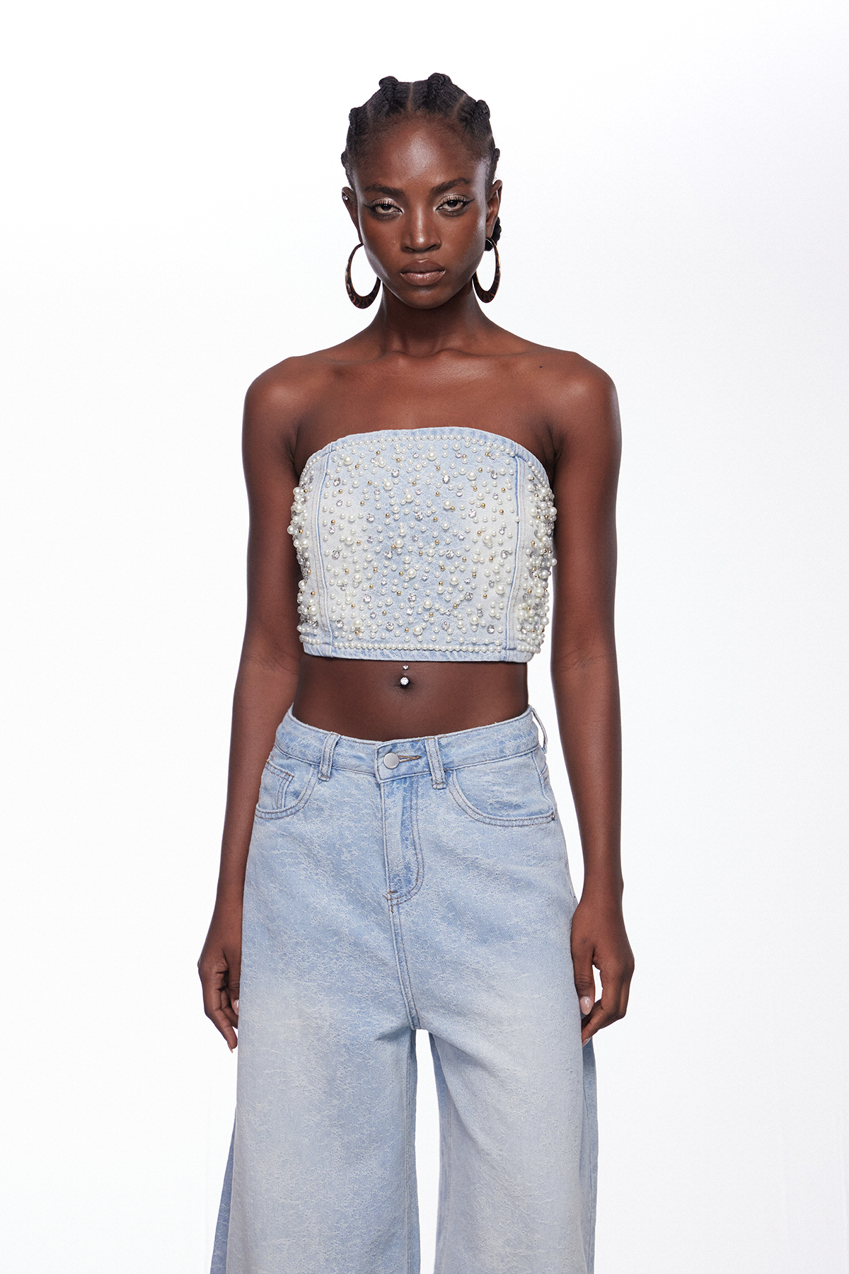 Ifor Pearl Fringe Pants Set