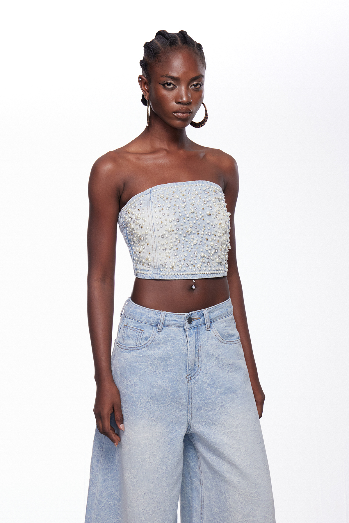 Ifor Pearl Fringe Pants Set
