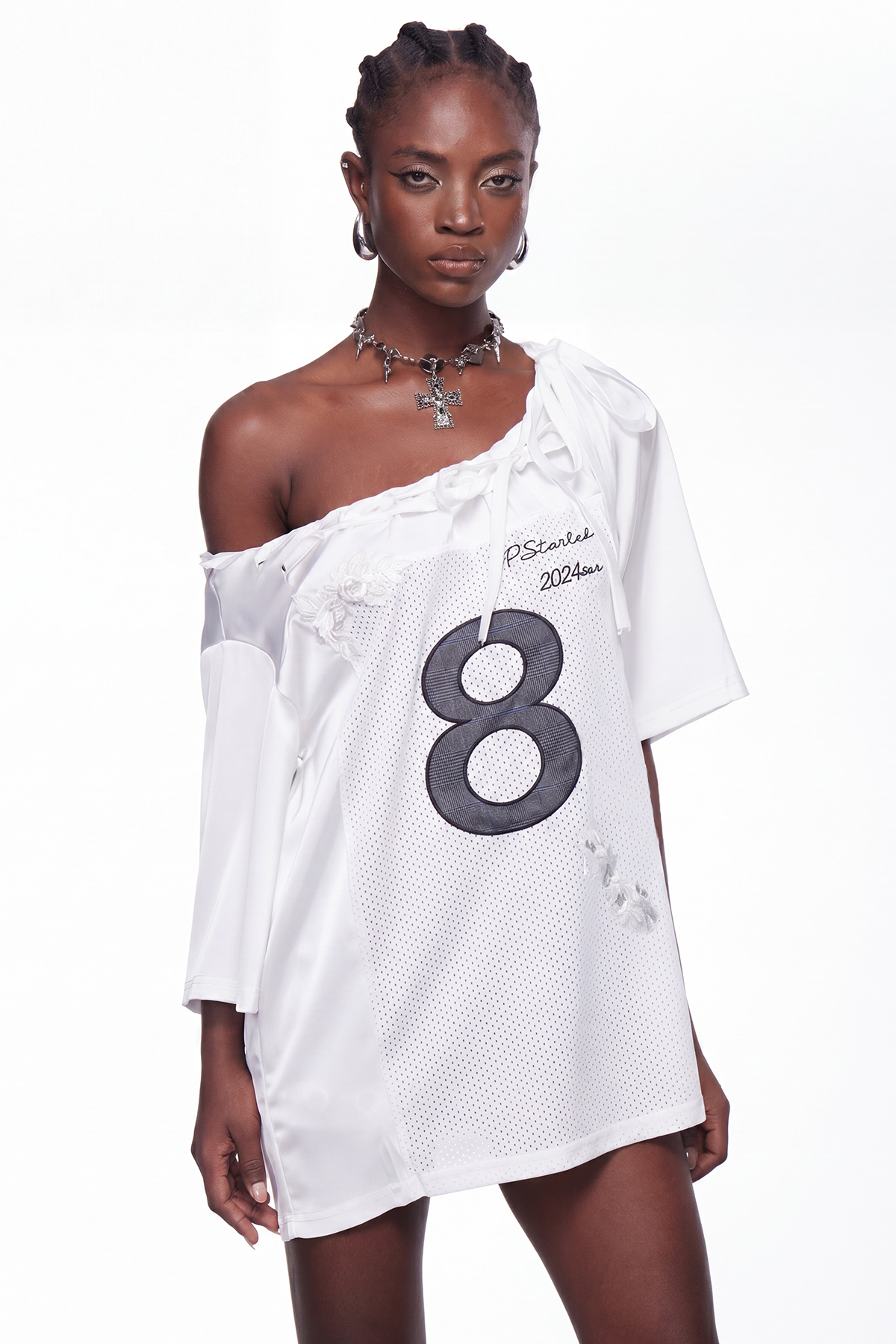 Igerna Asymmetric Print Top