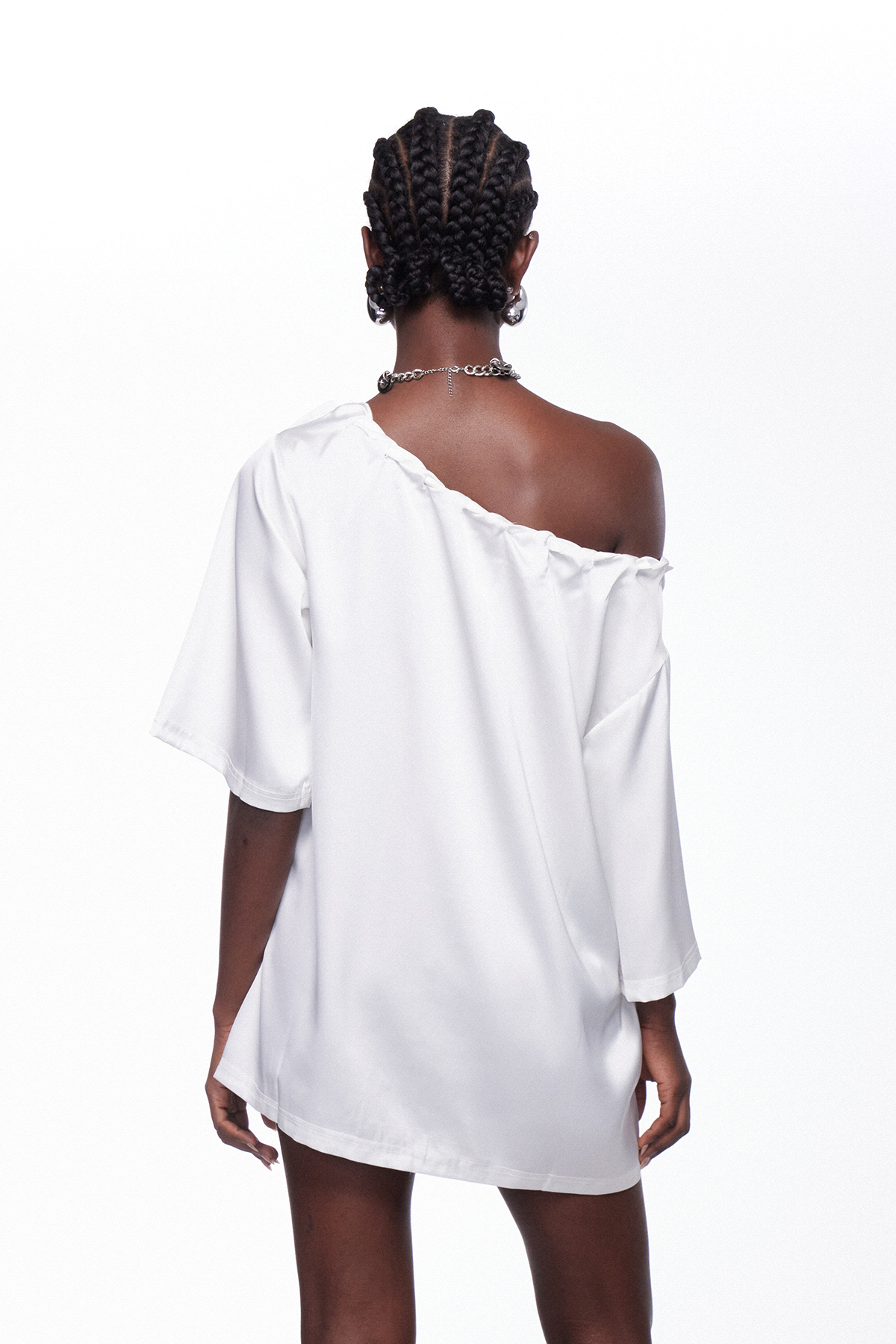 Igerna Asymmetric Print Top
