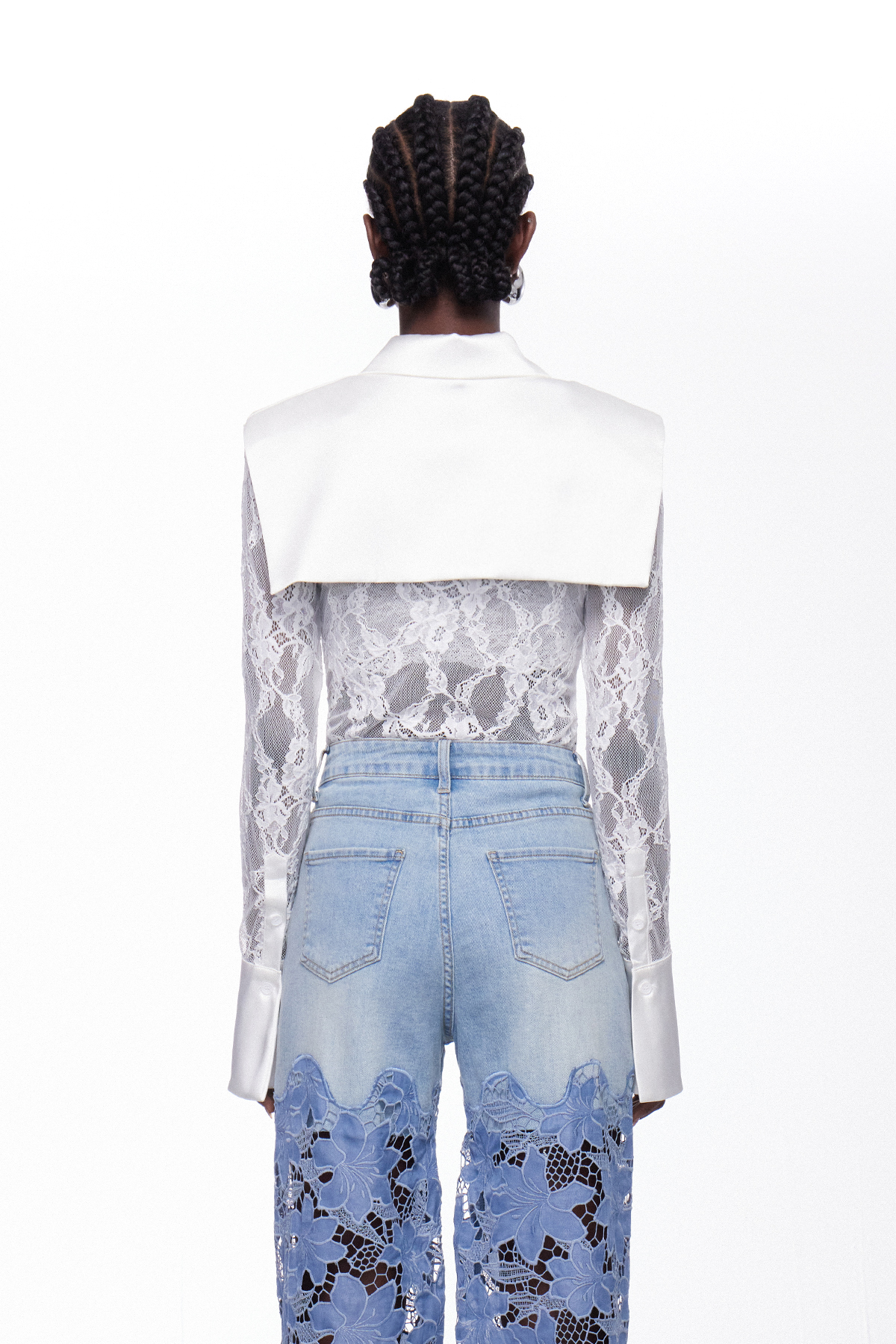 Iggy Lapel Lace Shirt