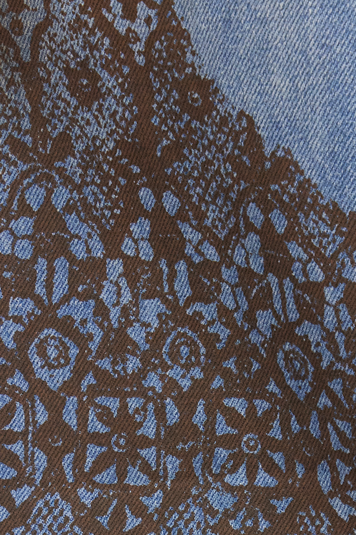 Igle Tie Dye Lace Print Jeans