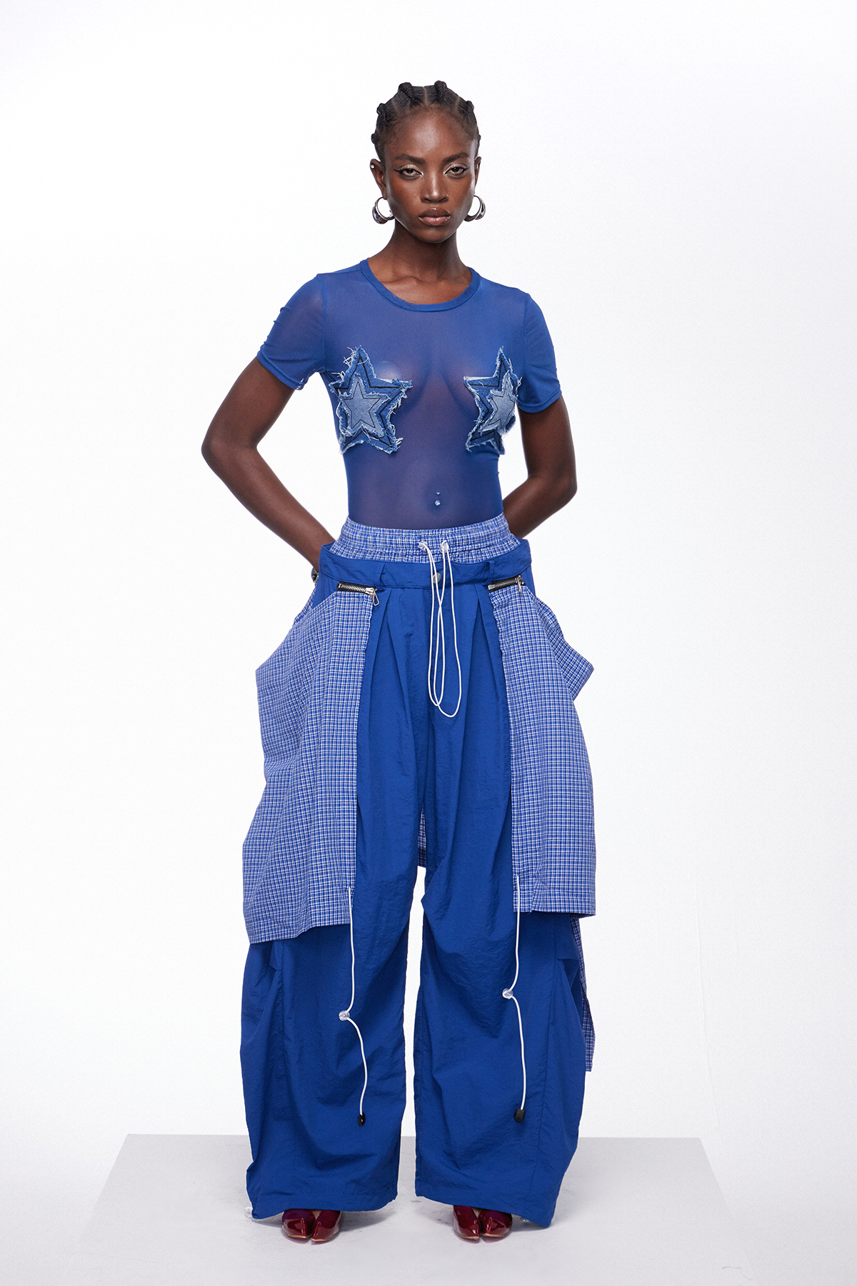 Ignacja Grid Deconstruct Pants