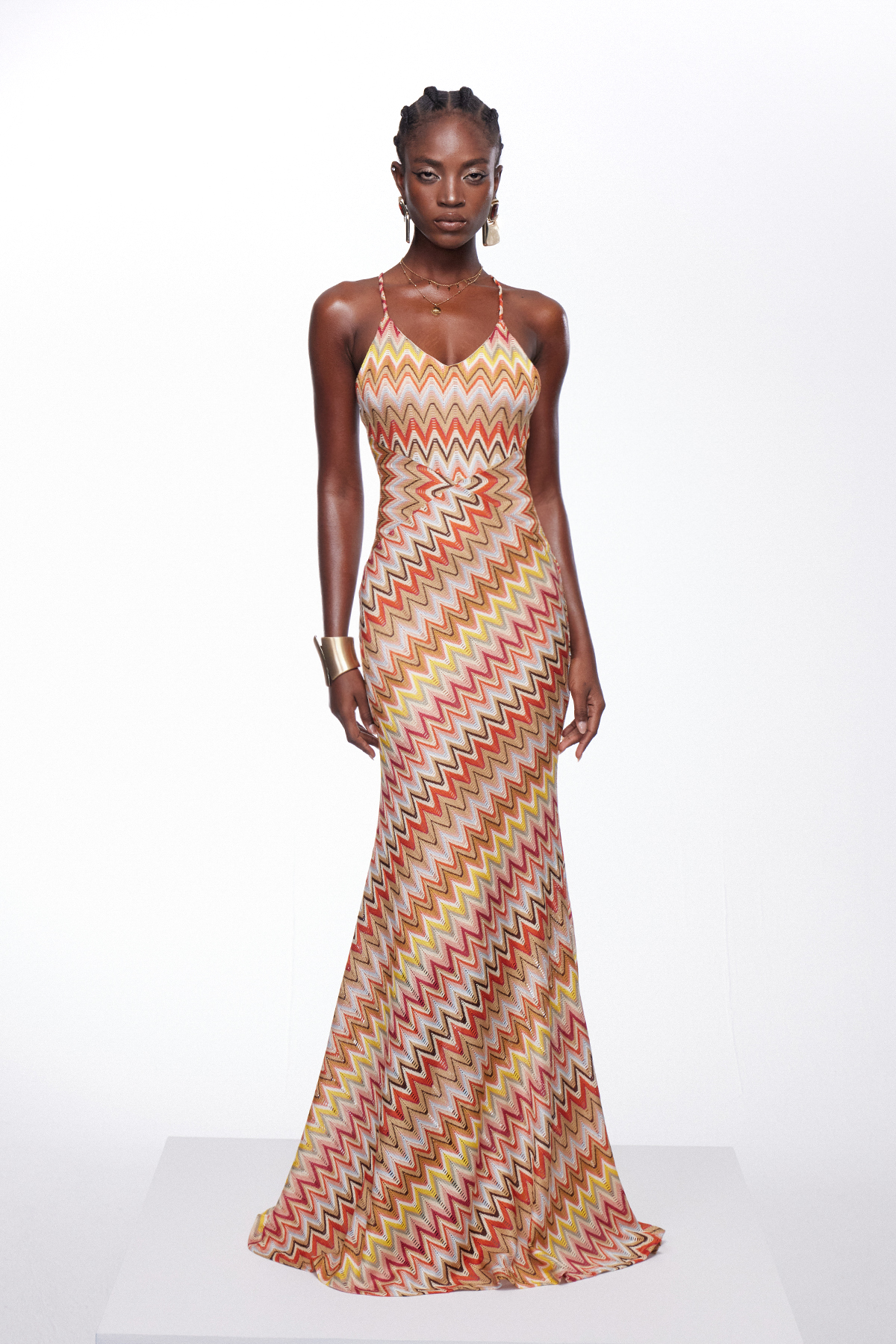 Ignasi Spaghetti Stripe Maxi Dress