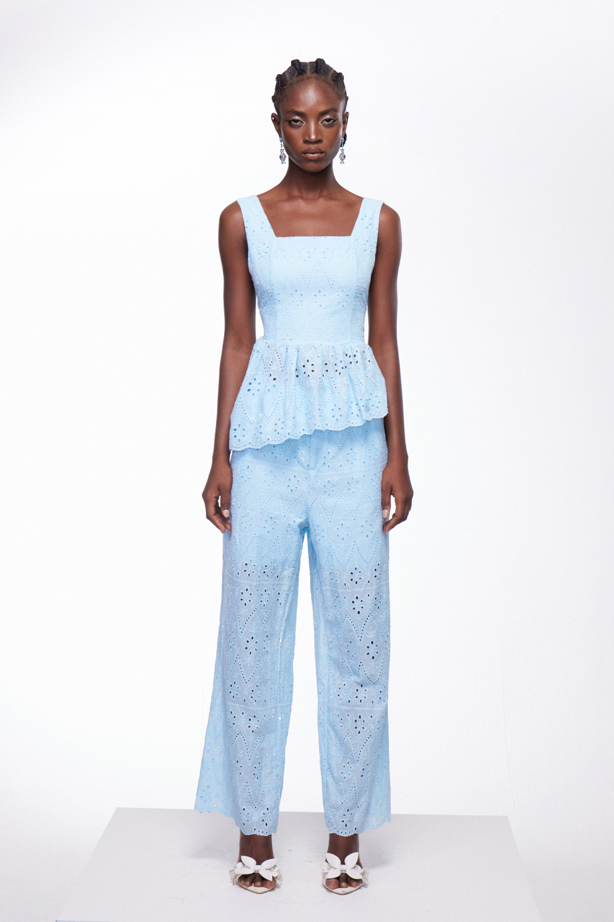 Ignat Ruffle Lace Pants Set