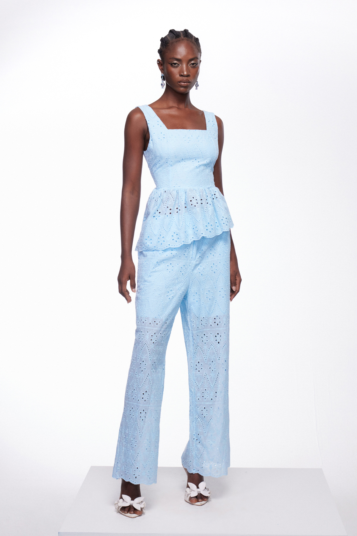 Ignat Ruffle Lace Pants Set