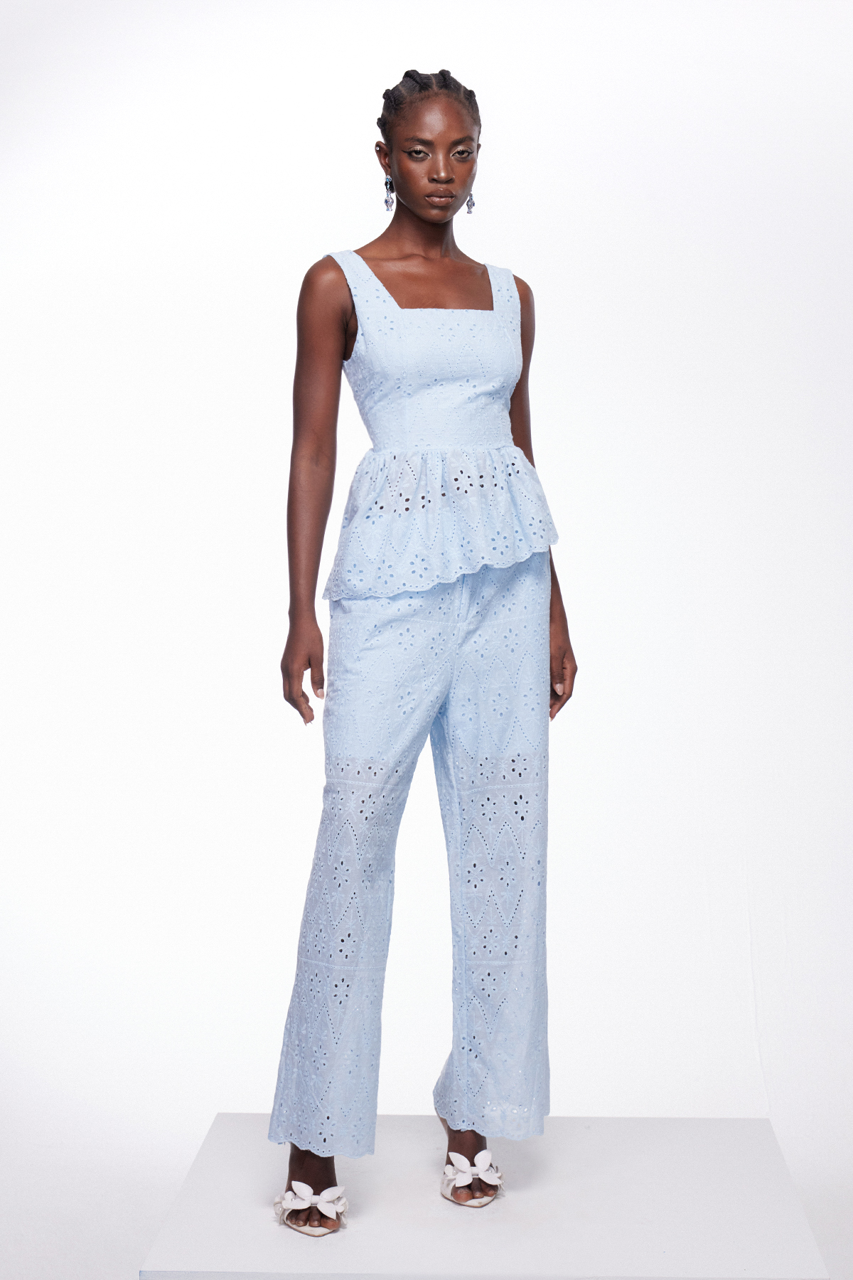Ignat Ruffle Lace Pants Set