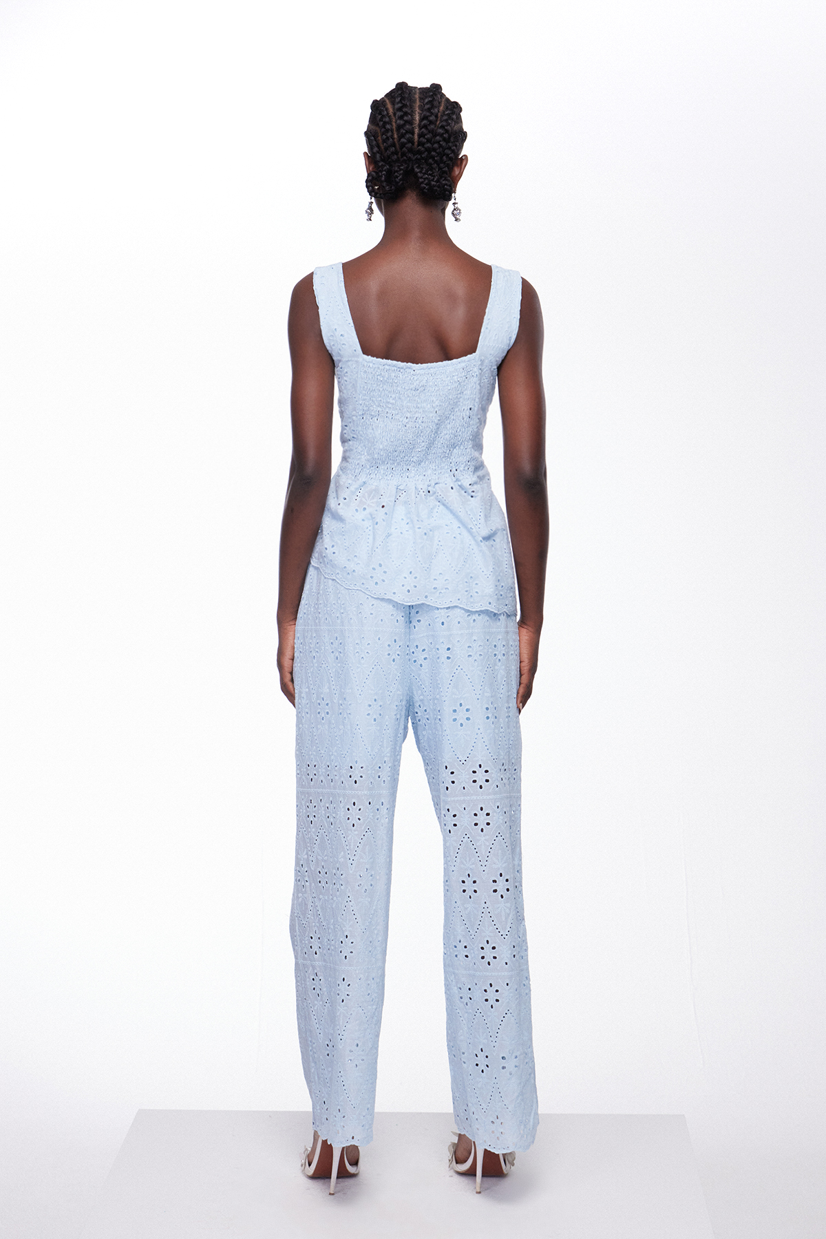 Ignat Ruffle Lace Pants Set