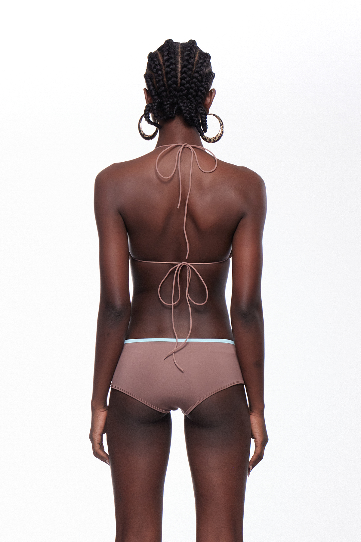 Igors Halter Neck Button Swimwear