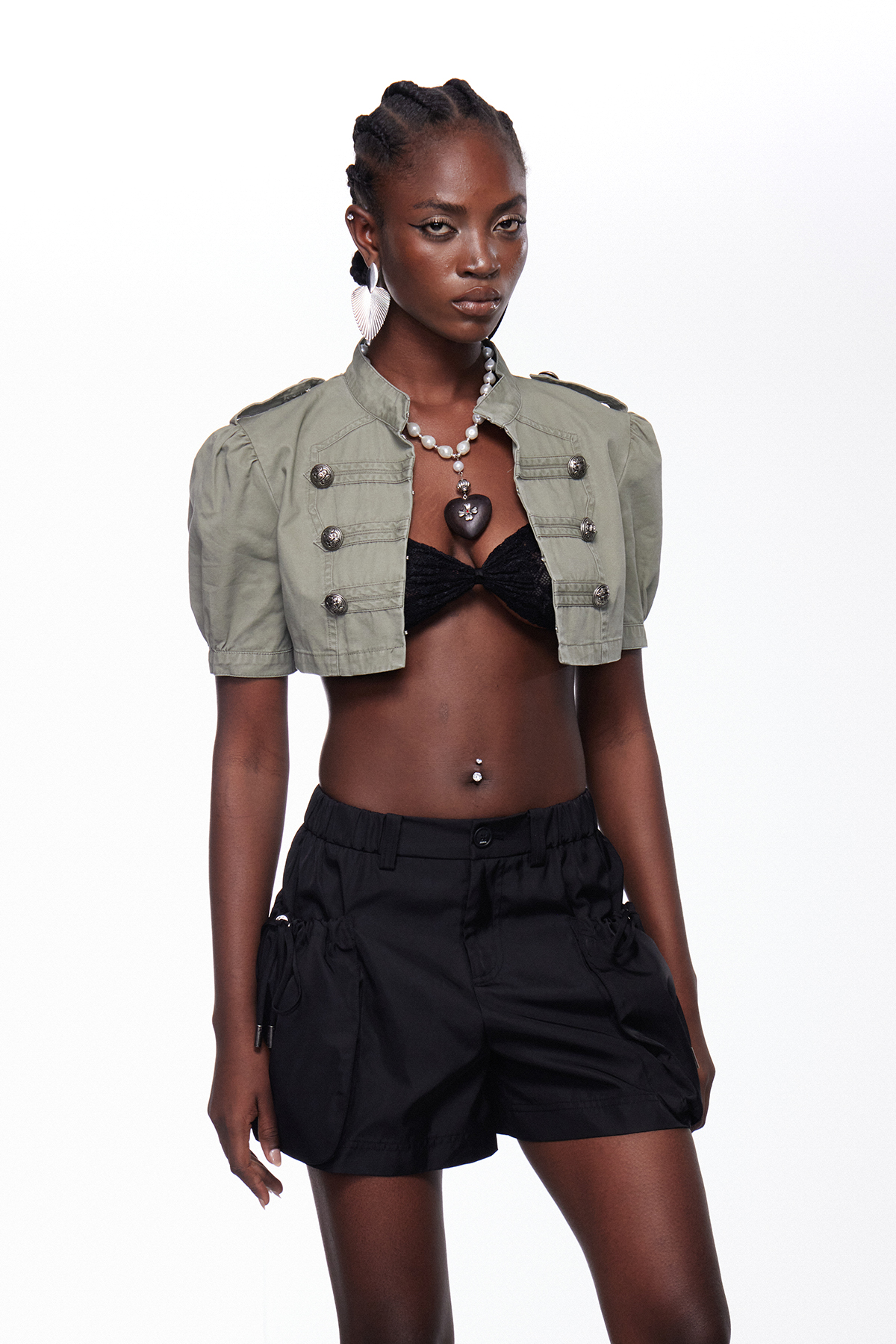 Ihsan Crop Napoleon Jacket