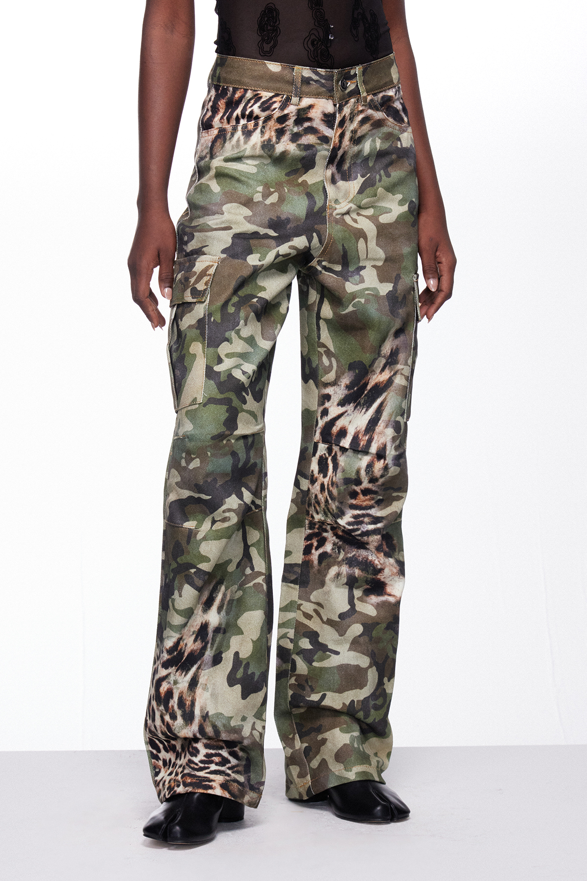 Iikka Camouflage Leopard Jeans