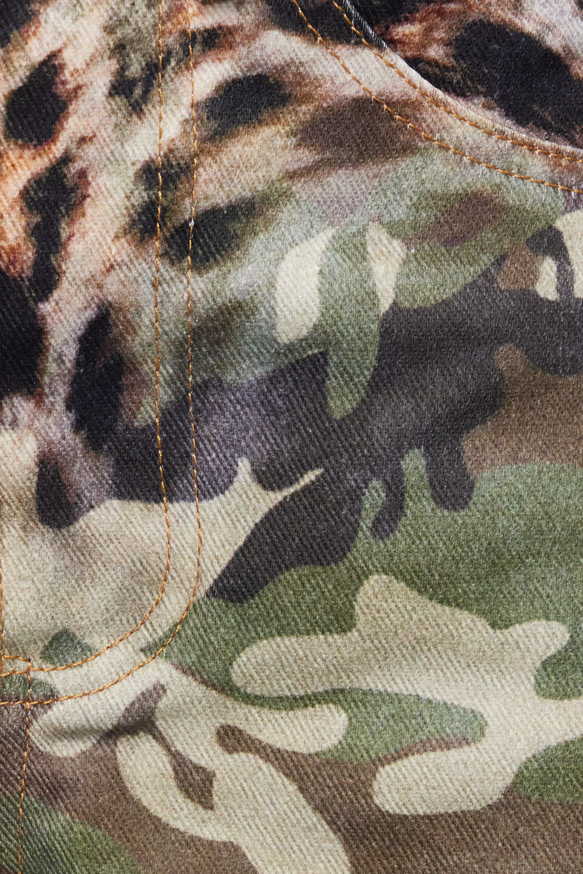 Iikka Camouflage Leopard Jeans