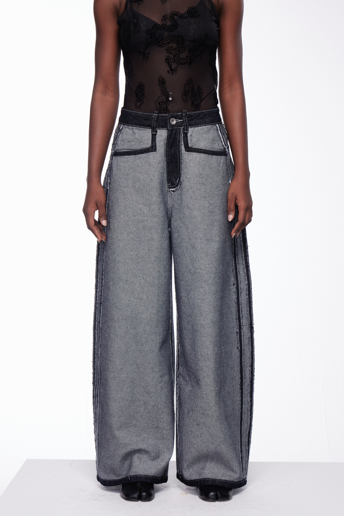 Iines Deconstruct Fringe Jeans