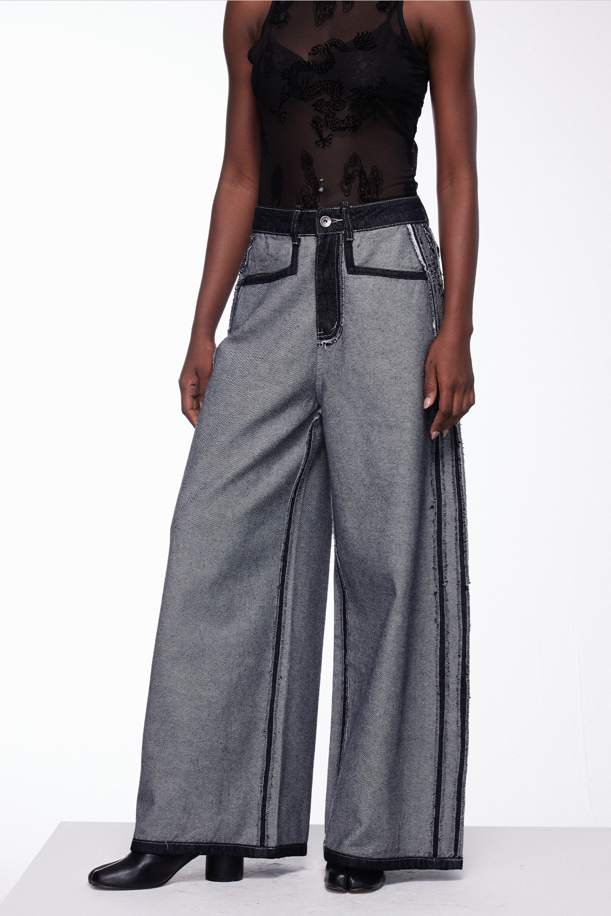 Iines Deconstruct Fringe Jeans