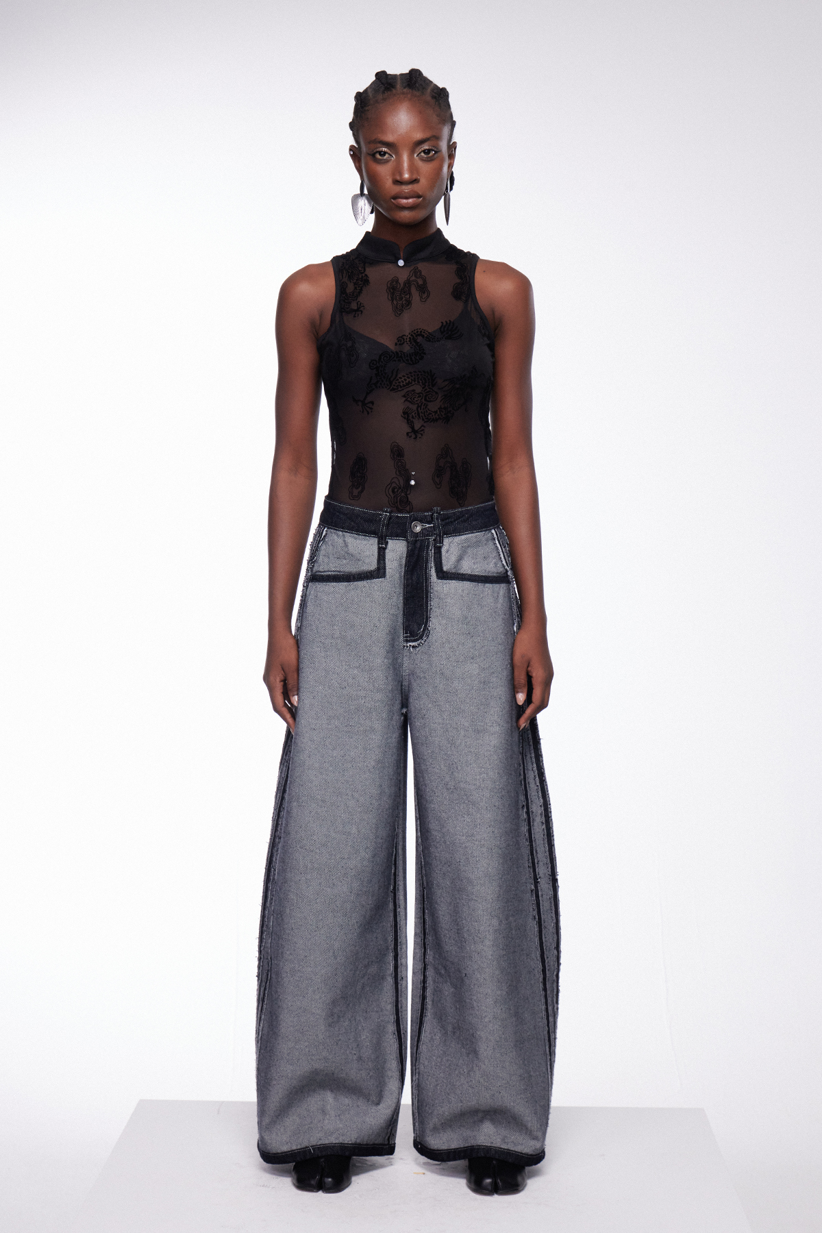 Iines Deconstruct Fringe Jeans