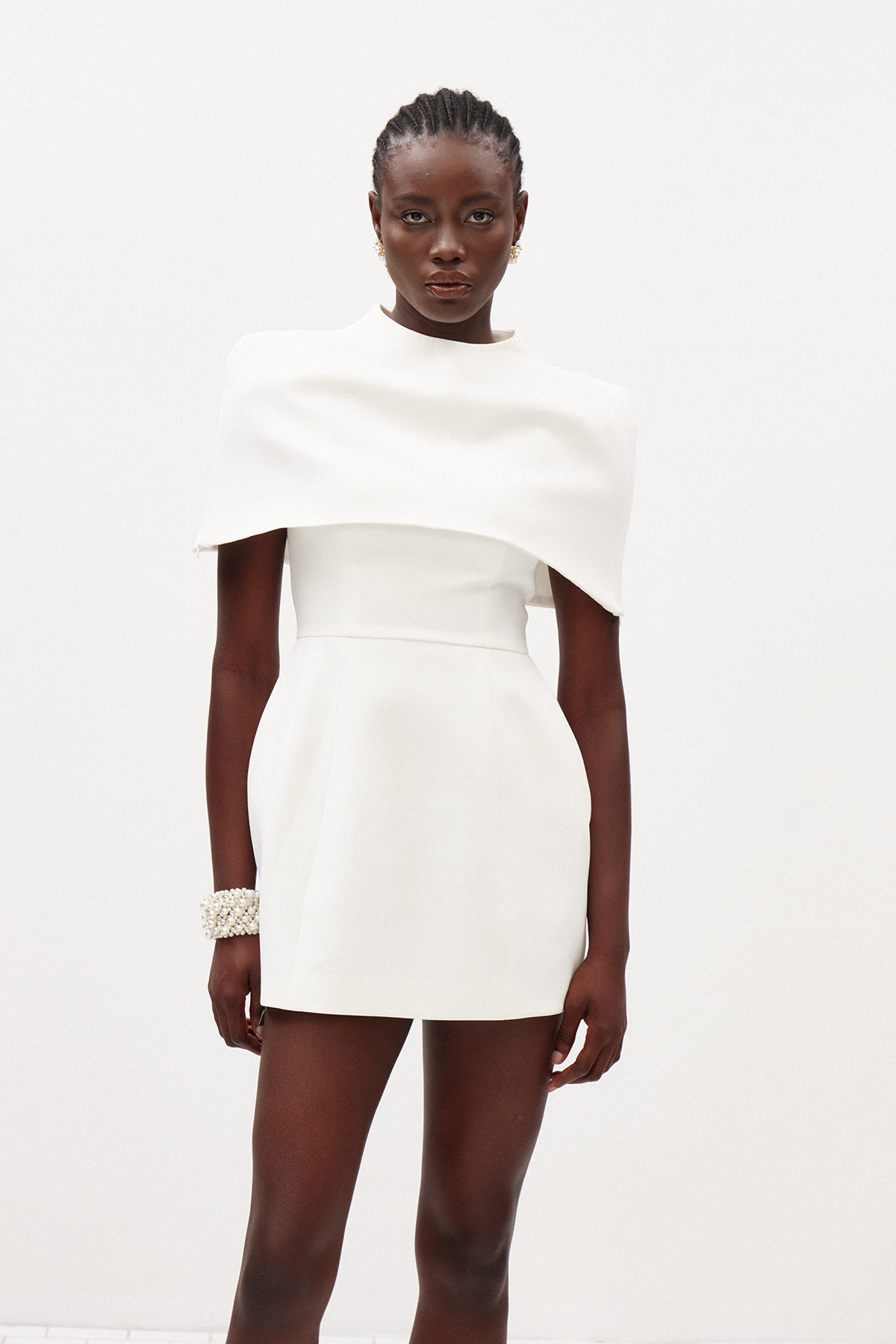 Ike Shawl Two Piece Mini Dress