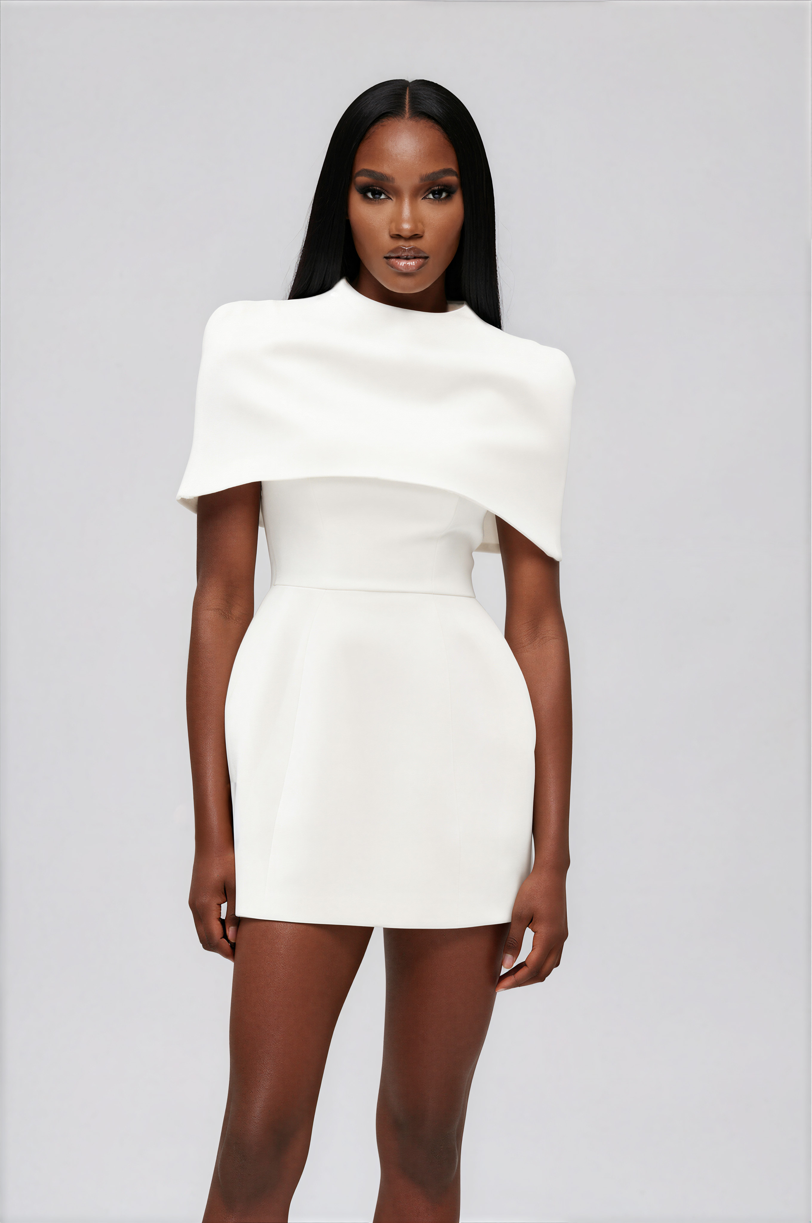 Ike Shawl Two Piece Mini Dress