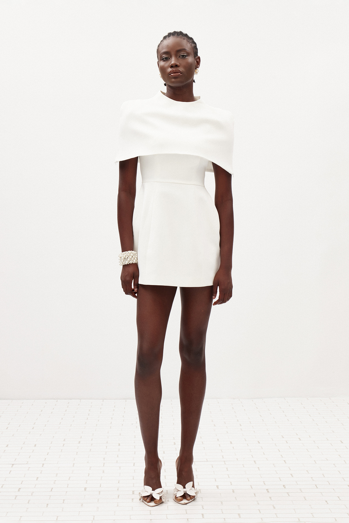 Ike Shawl Two Piece Mini Dress