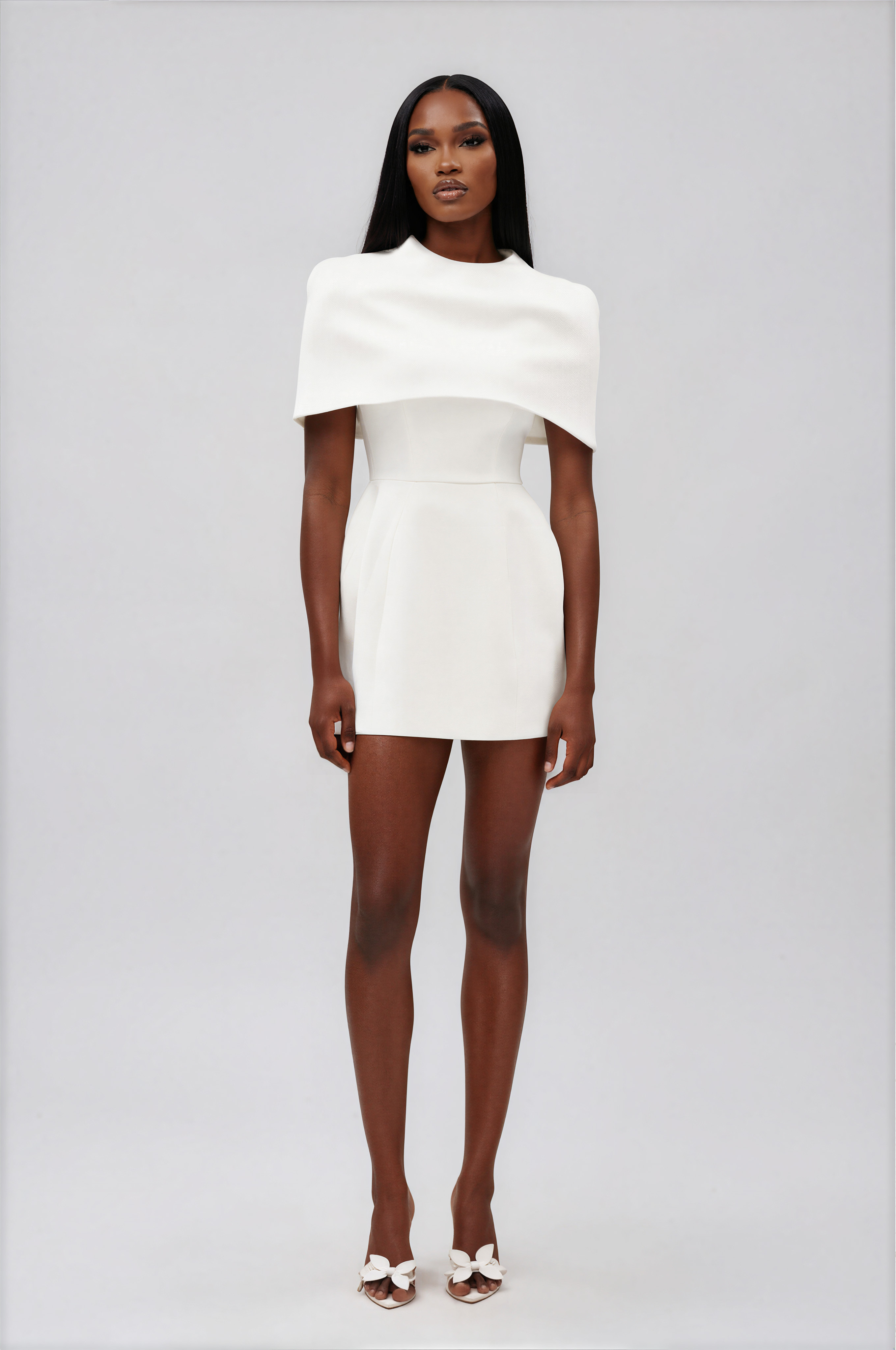 Ike Shawl Two Piece Mini Dress