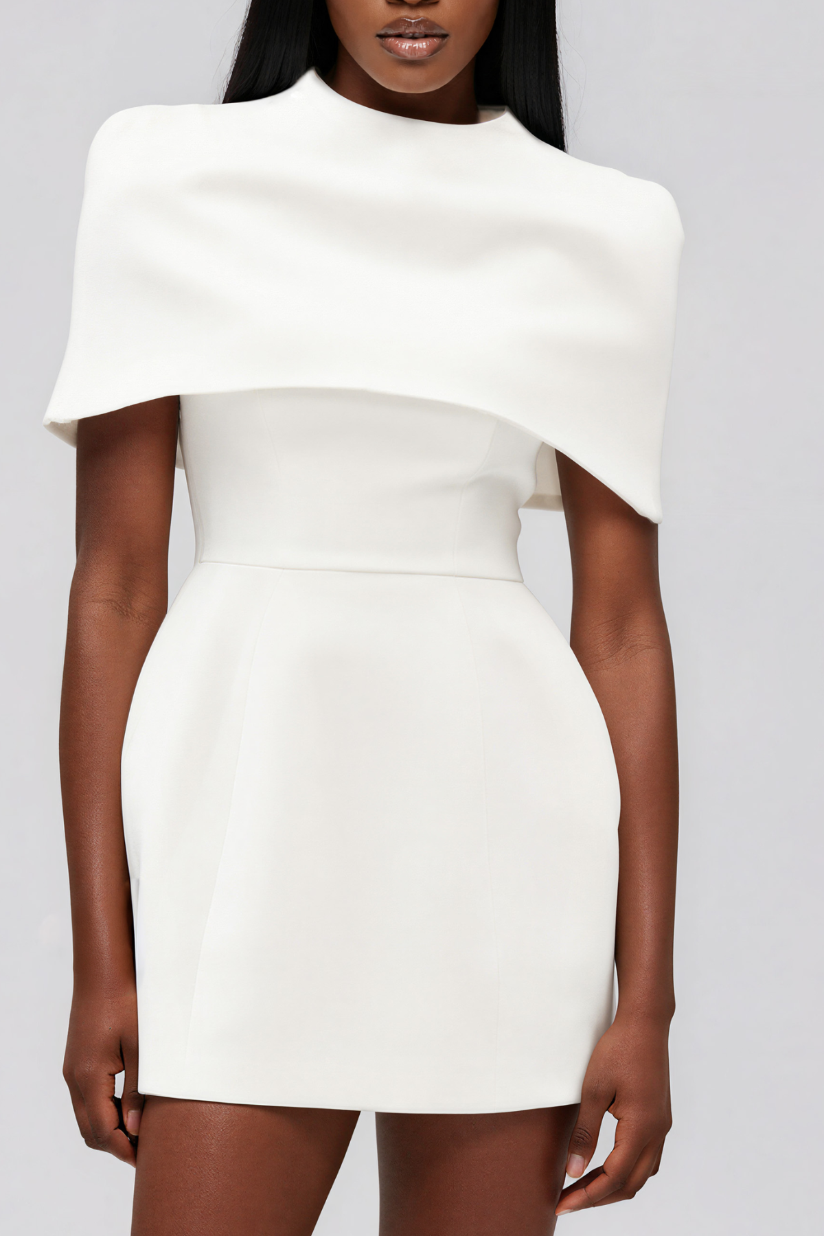 Ike Shawl Two Piece Mini Dress