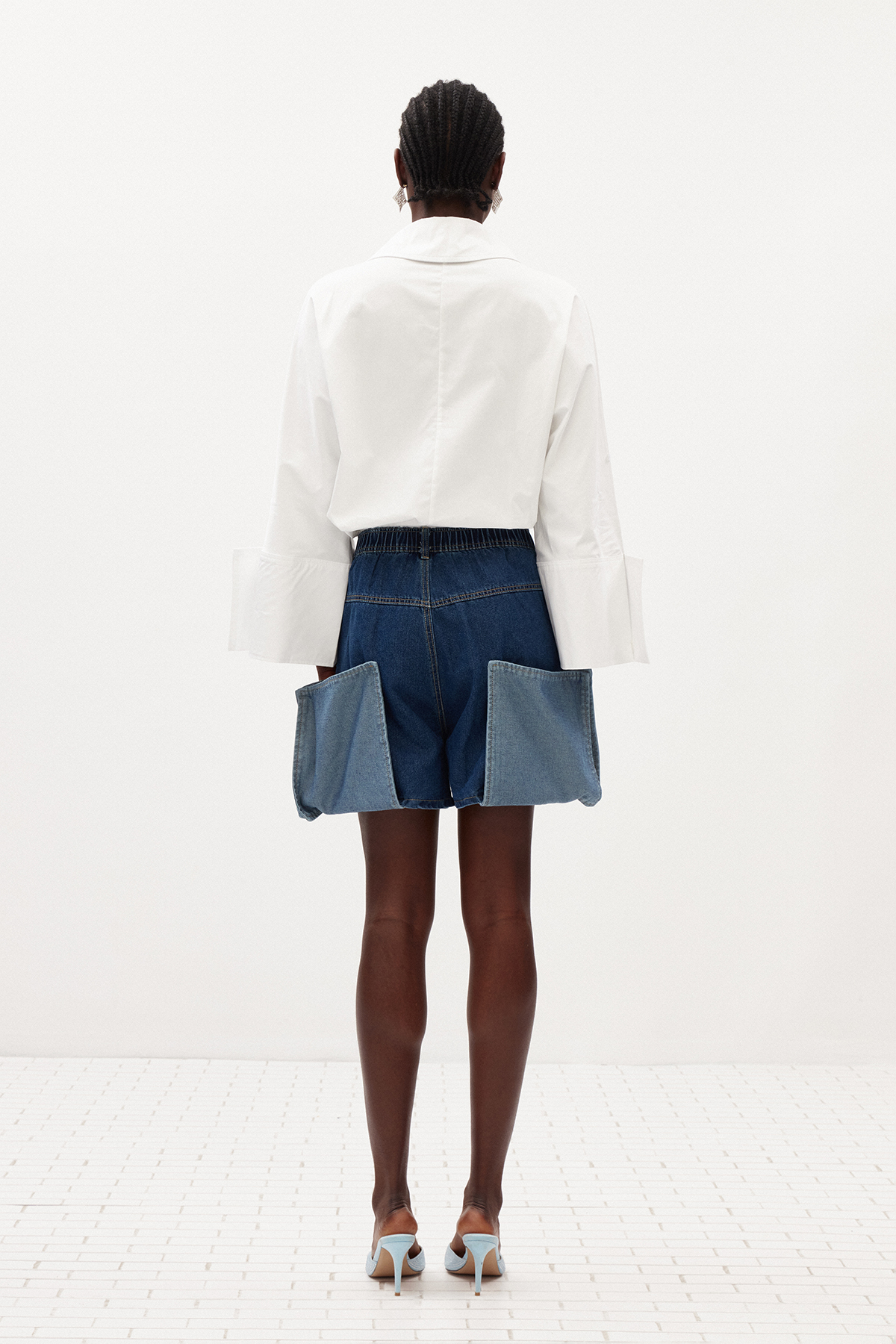 Ila Button Deconstruct Shorts Set