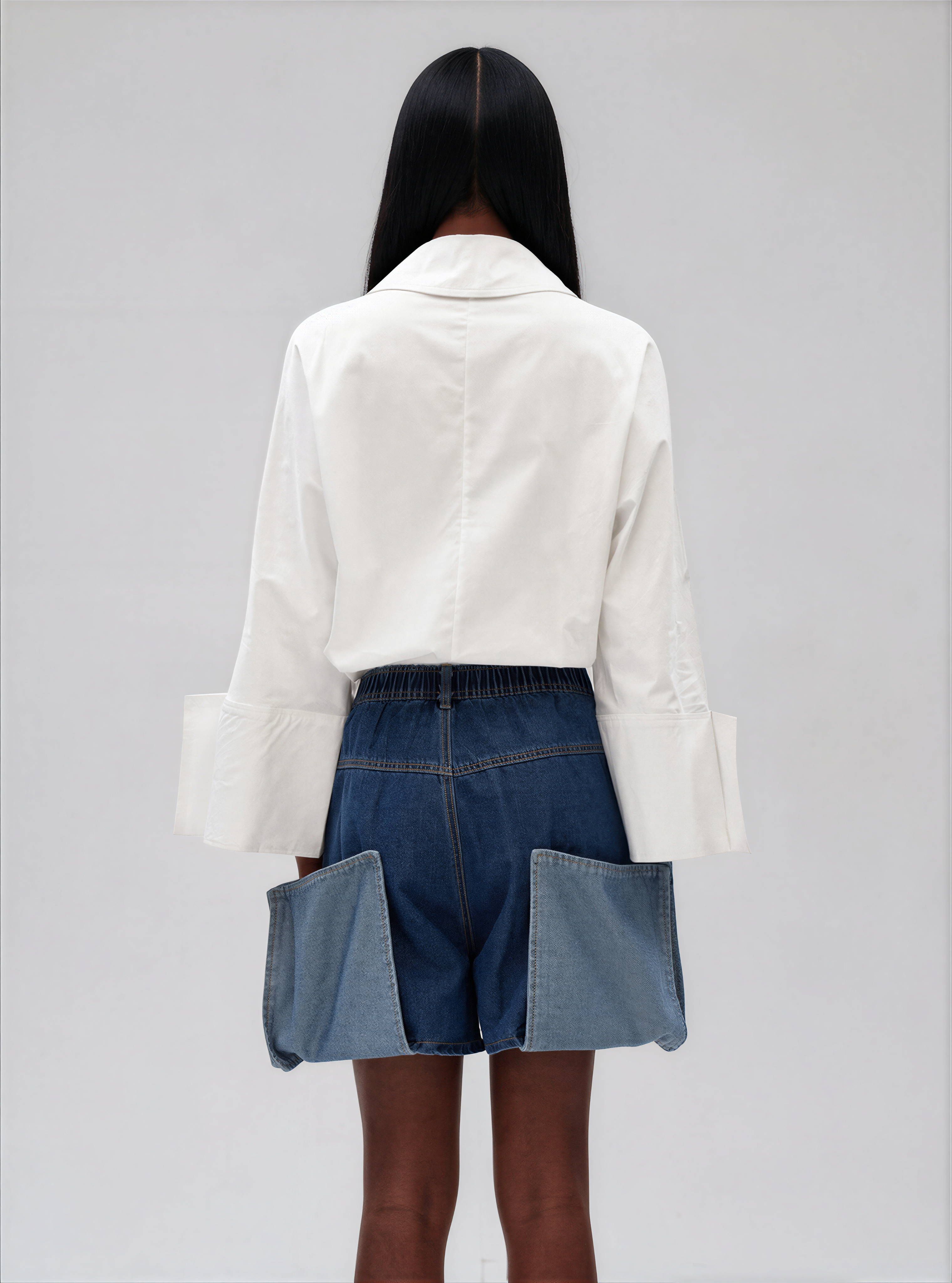 Ila Button Deconstruct Shorts Set
