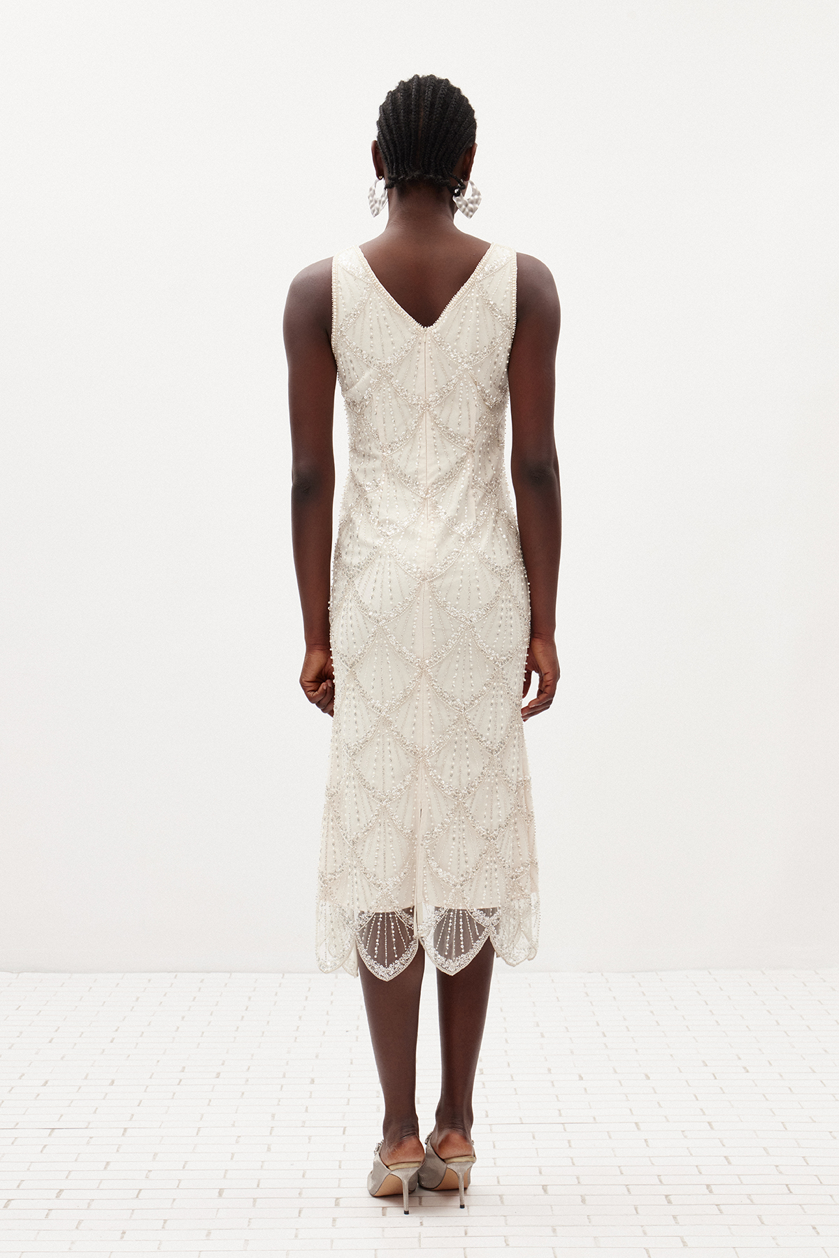 Ilar Sleeveless Embellished Maxi Dress