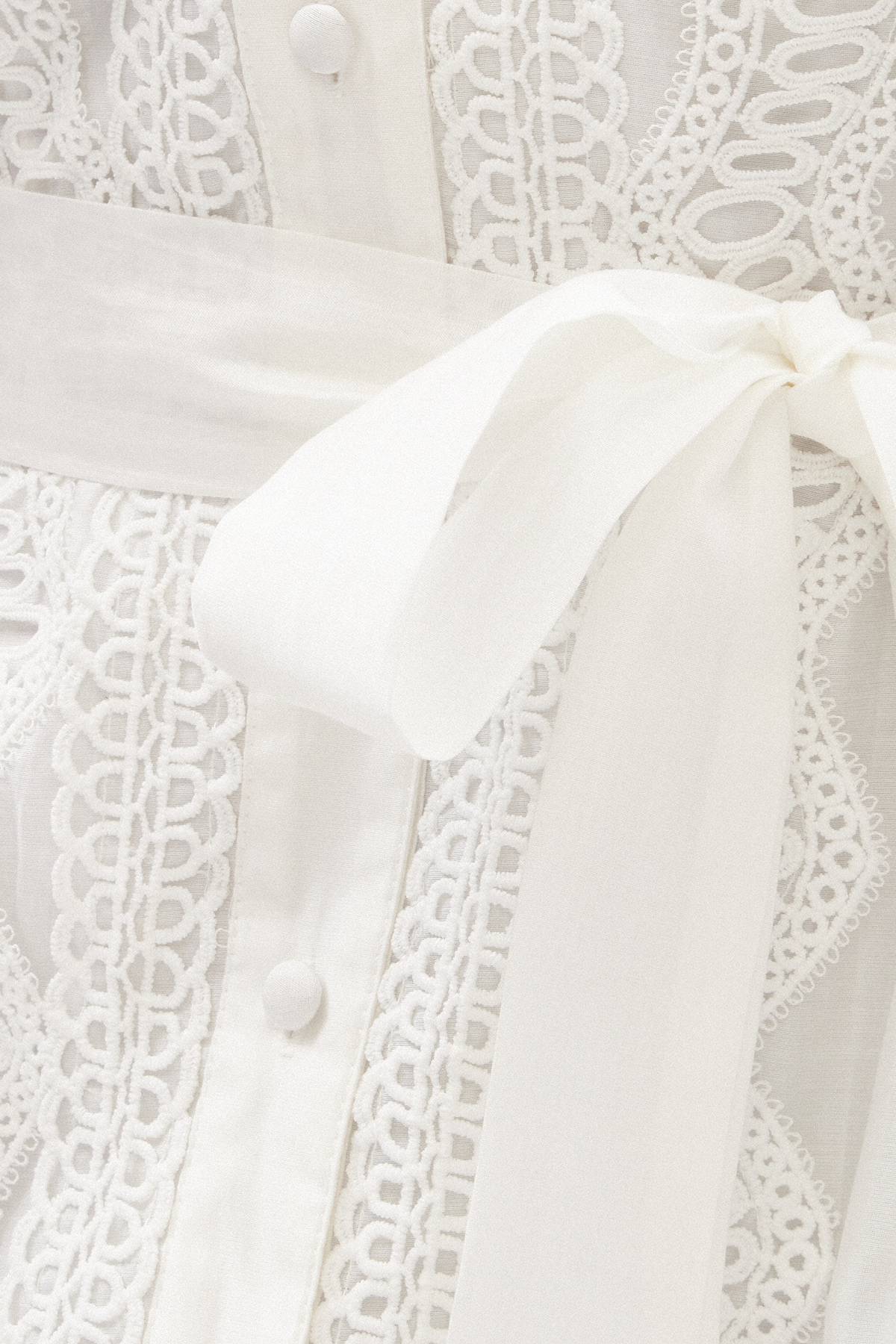 Ildar Bell Sleeve Lace Mini Dress