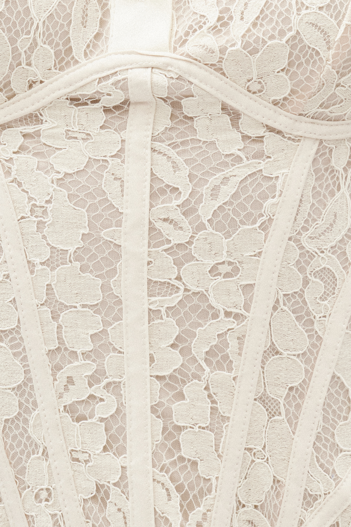 Ildefonso Lace Corset Mini Shirt Dress