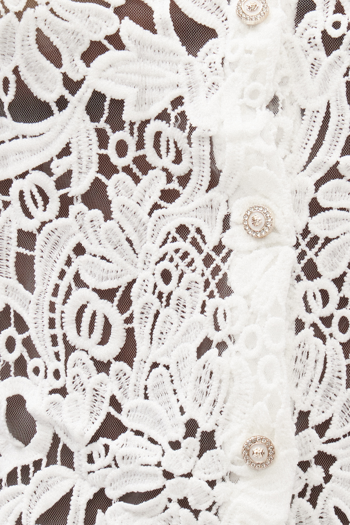 Ildefonso Sleeveless Lace Shirt