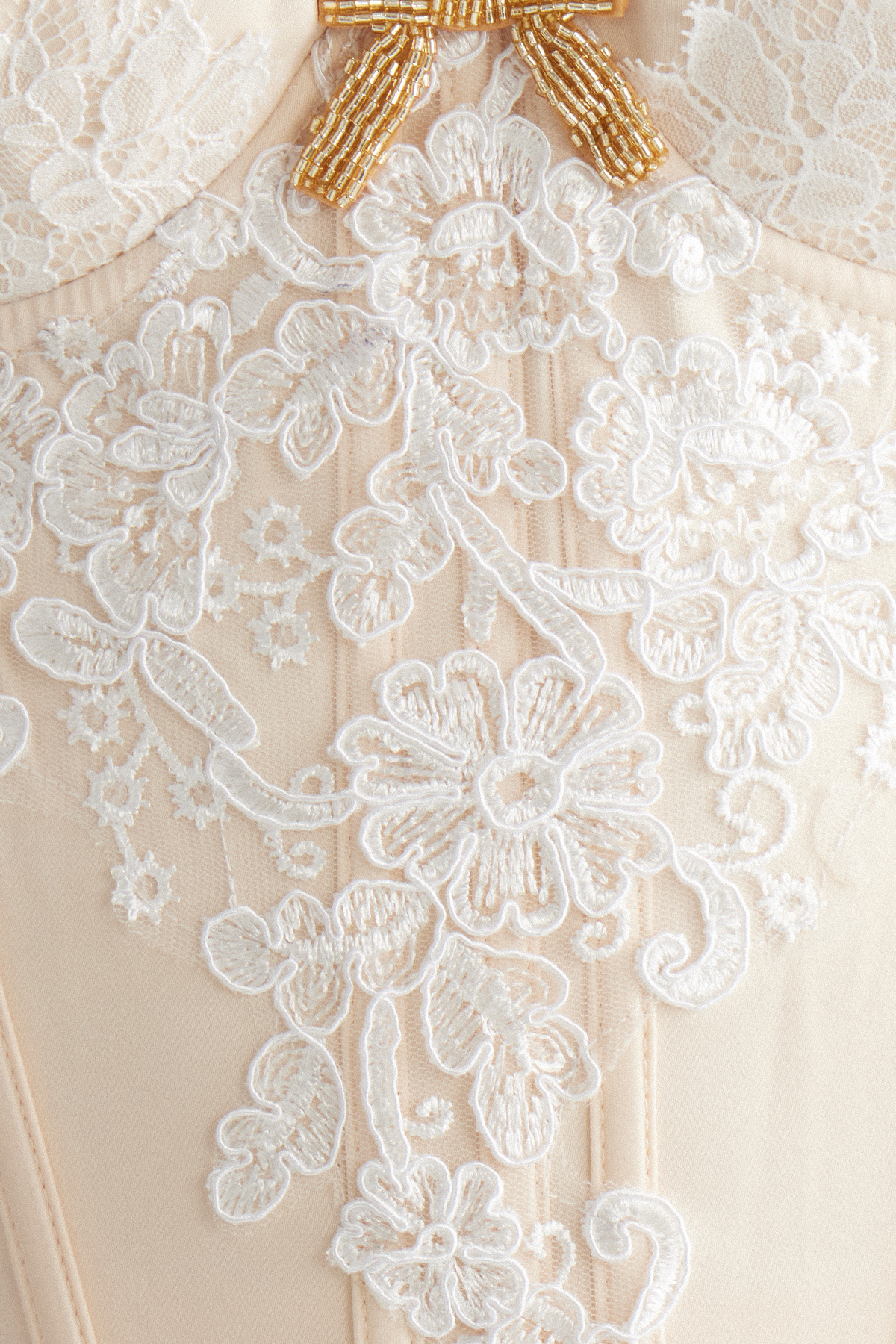 Ildefonsus Satin Corset Lace Skirt Set