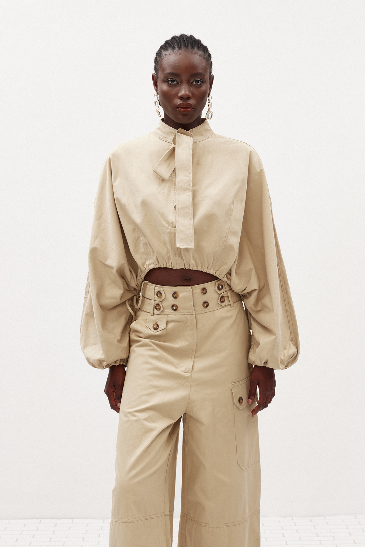 Ilhana Batwing Sleeve Pants Set
