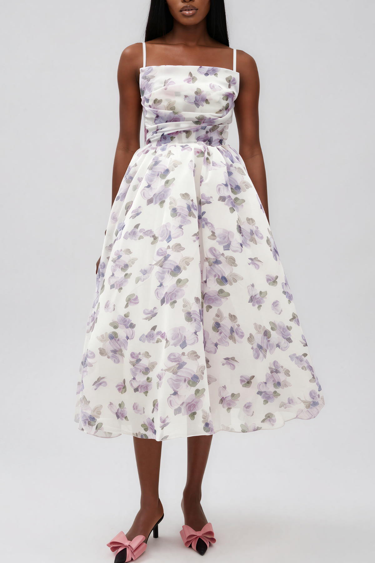Ilias Spaghetti Floral Maxi Dress