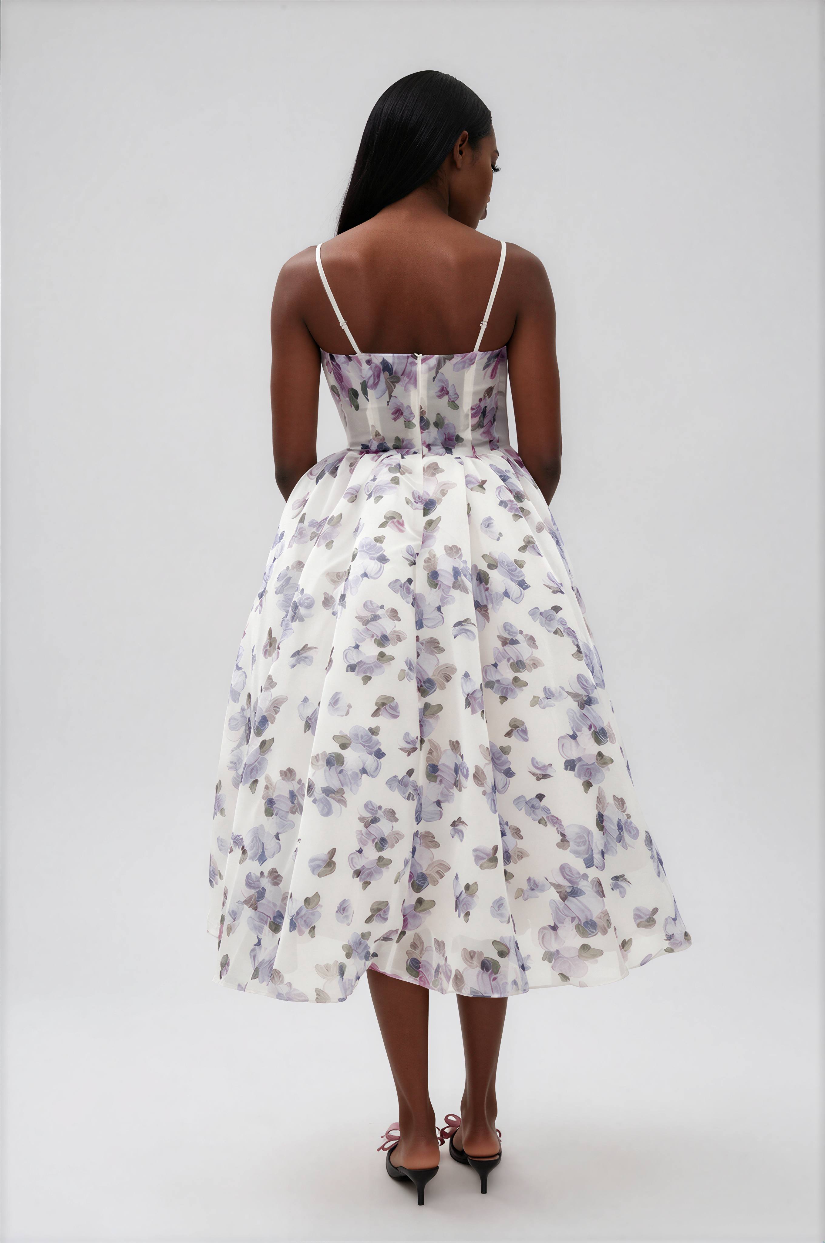 Ilias Spaghetti Floral Maxi Dress