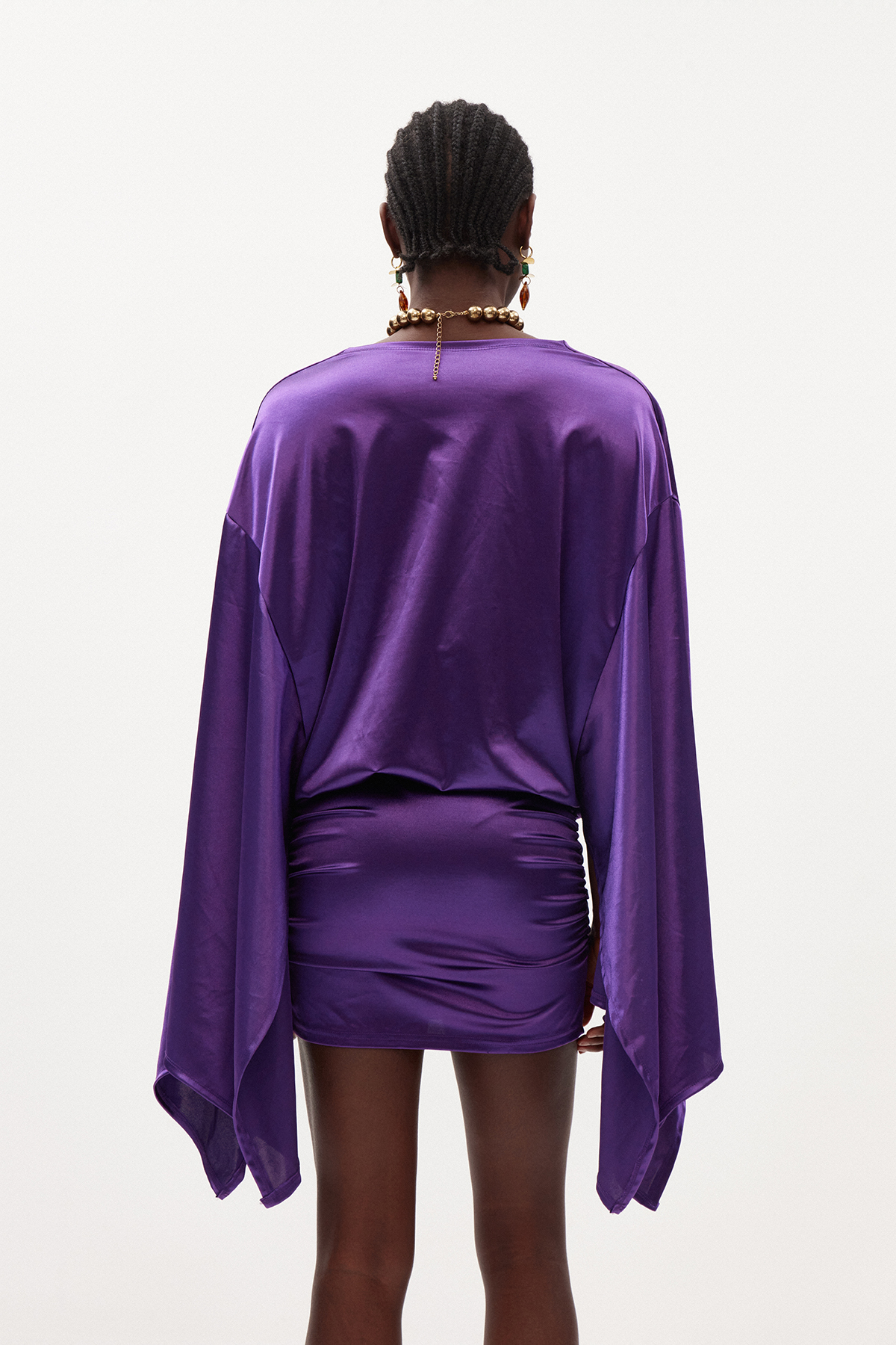 Iliyana Cowl Neck Mini Dress