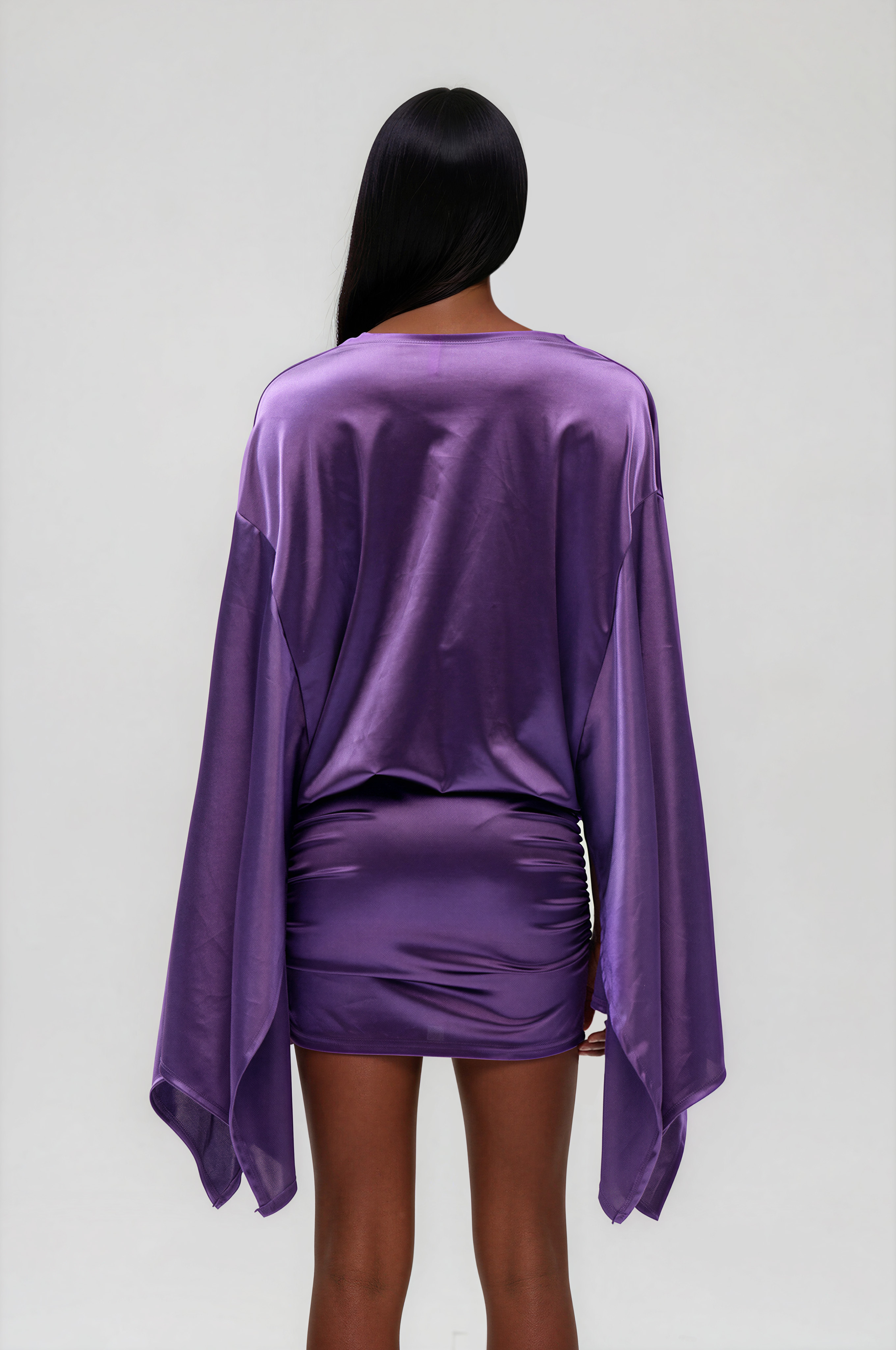 Iliyana Cowl Neck Mini Dress