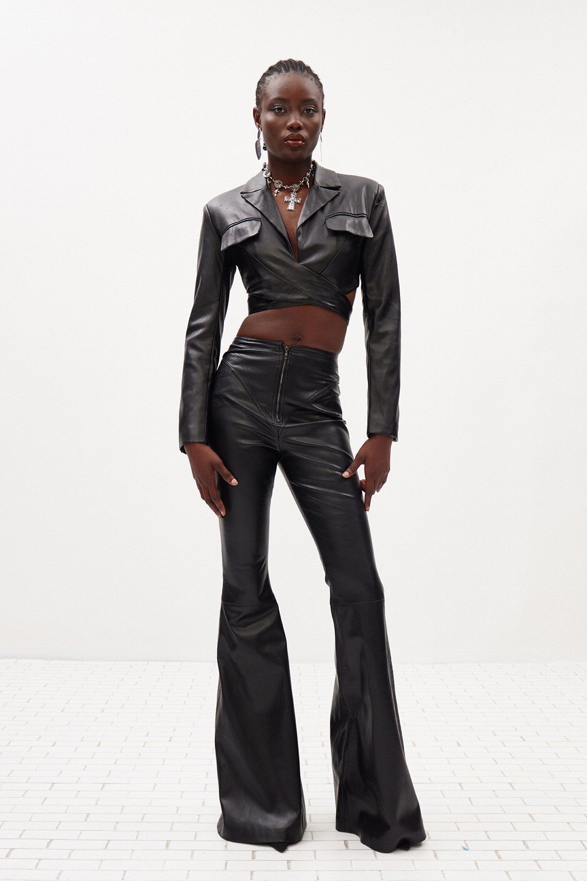 Illarion Leather Pants Set
